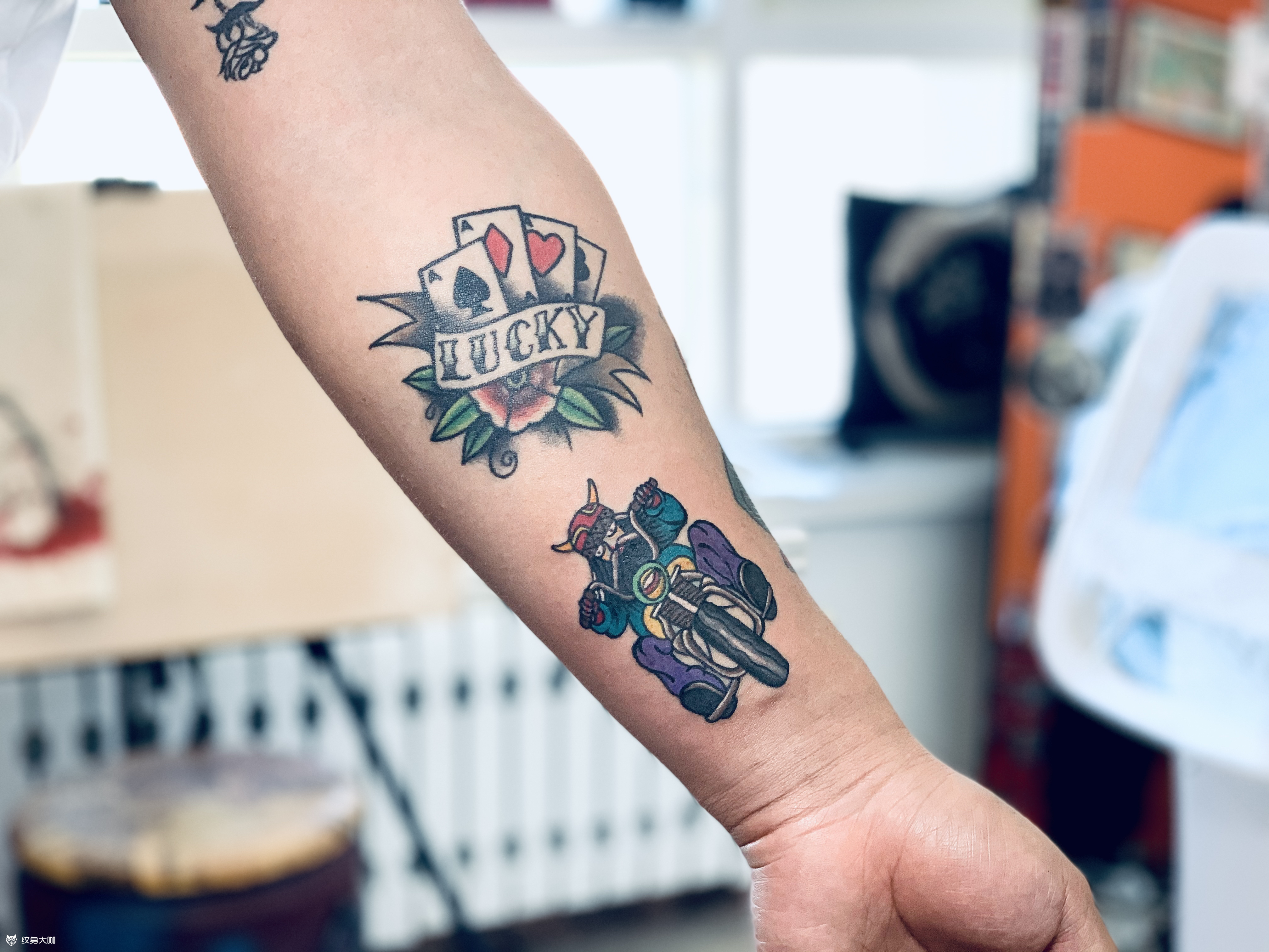 old school_纹身图案手稿图片_雕粹的纹身作品集