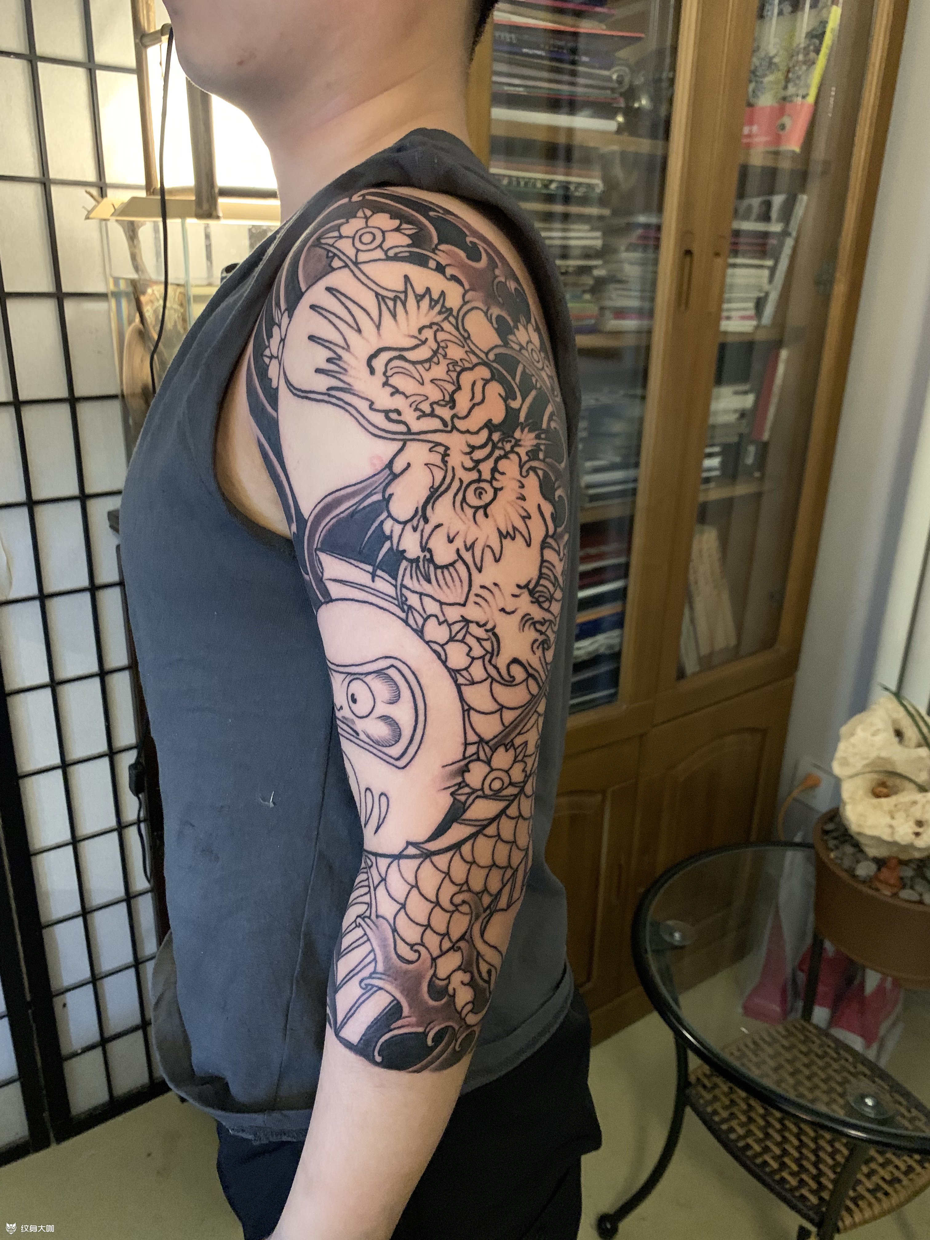 七分袖_纹身吧社区 - 纹身大咖