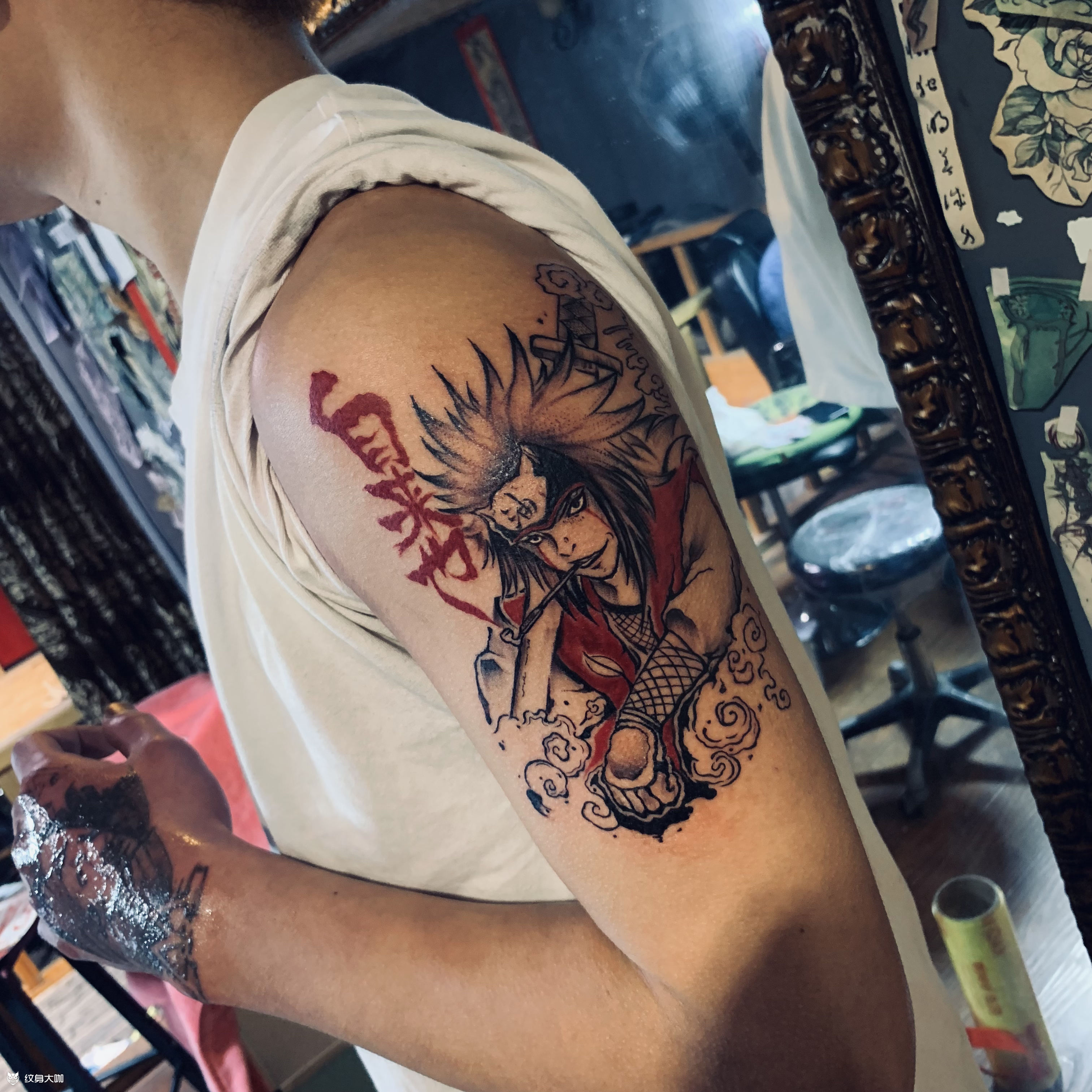 游龙当归海,海不迎我自来也_纹身图案手稿图片_勿念的纹身作品集