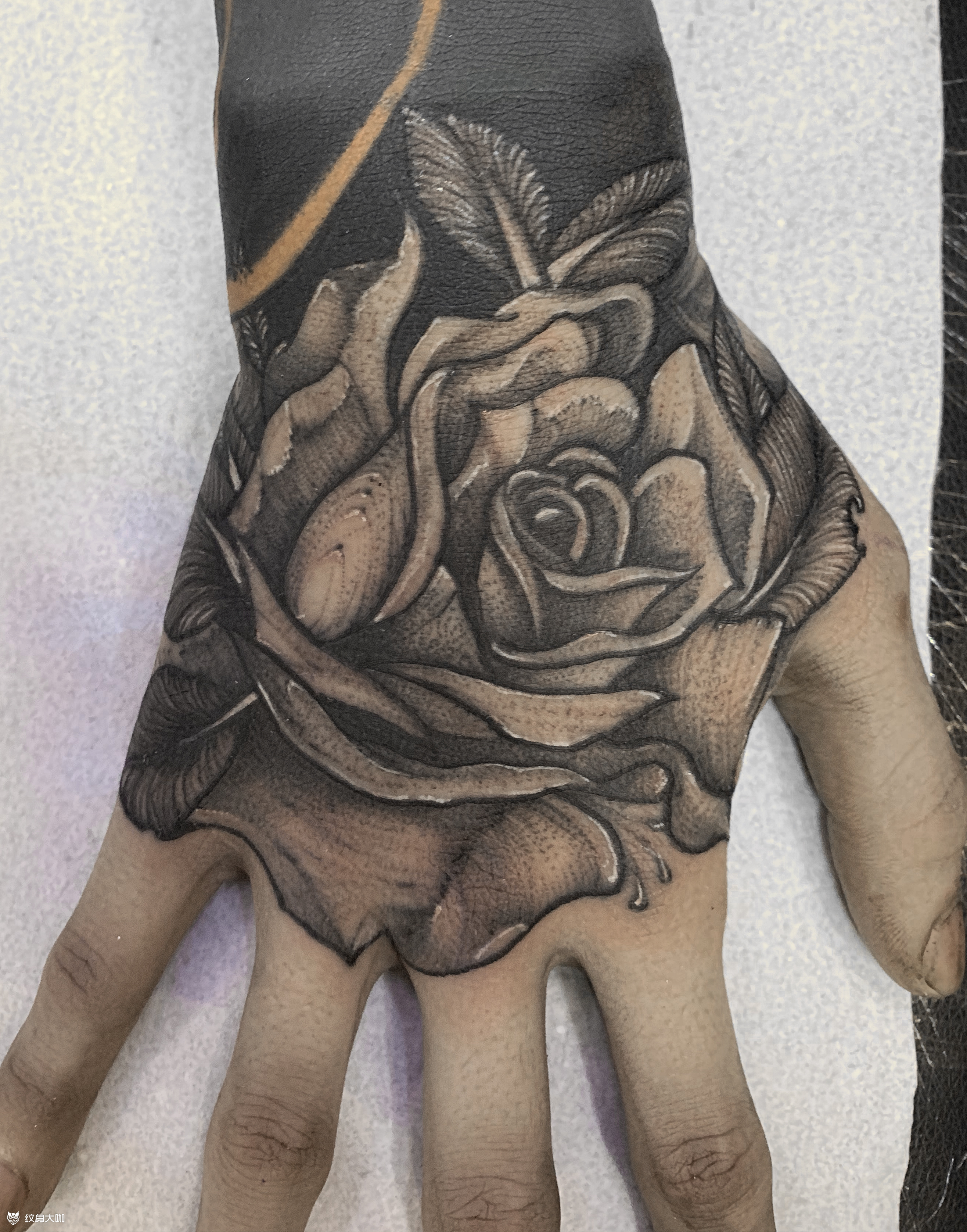 花手_纹身图案手稿图片_逸-的纹身作品集