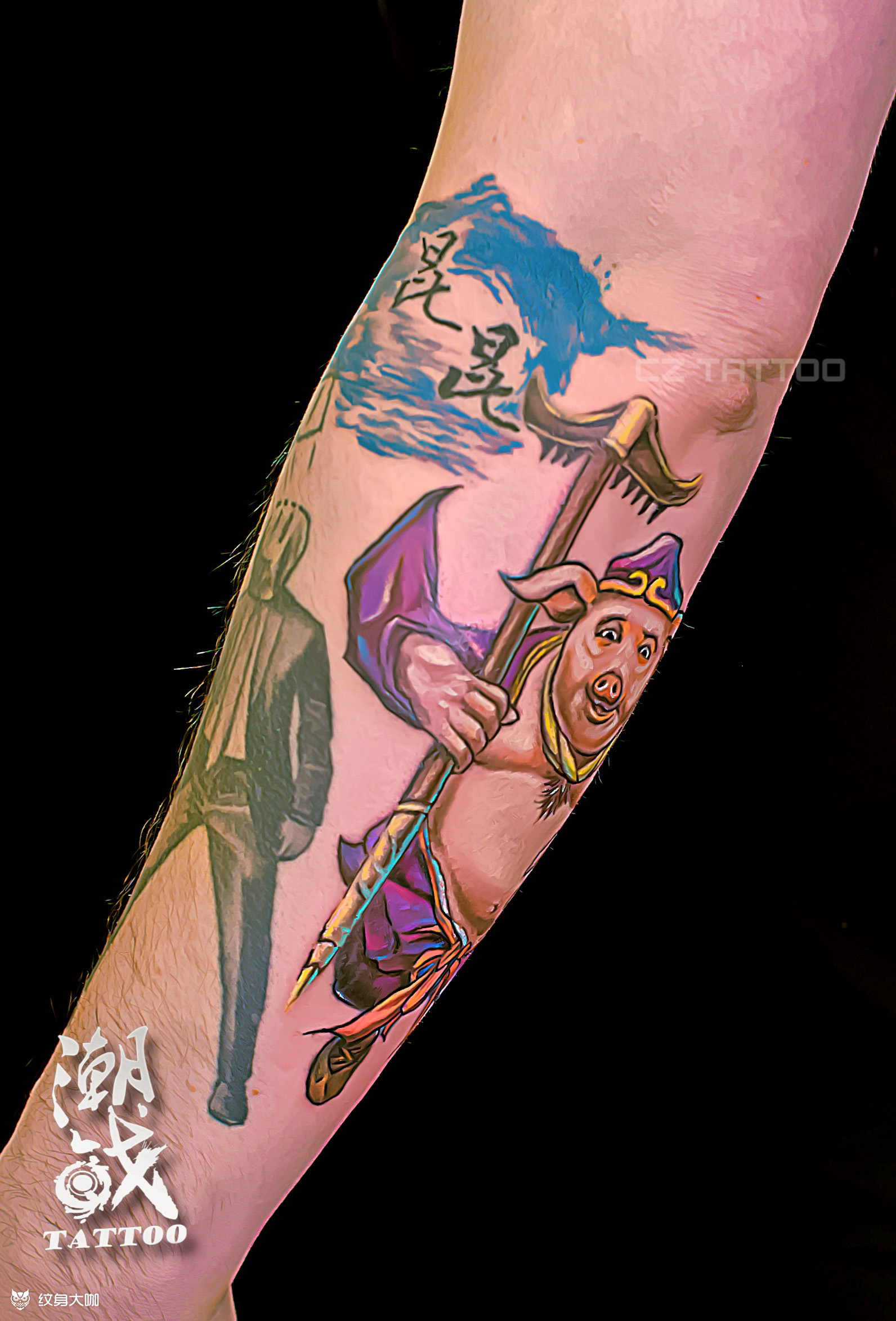 猪八戒 一位喜欢中国文化的美_纹身吧社区 - 纹身大咖