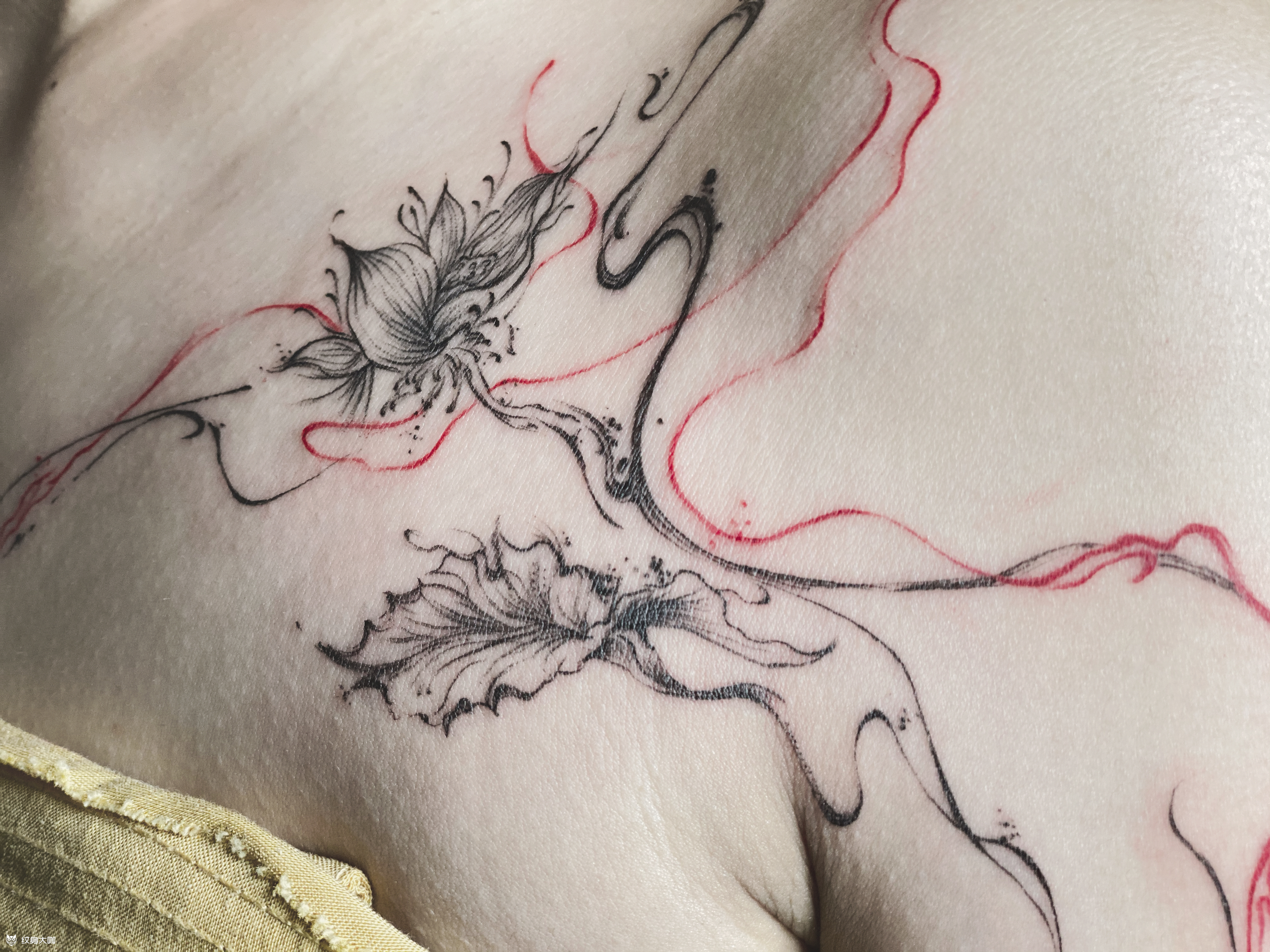 红莲_纹身吧社区 - 纹身大咖