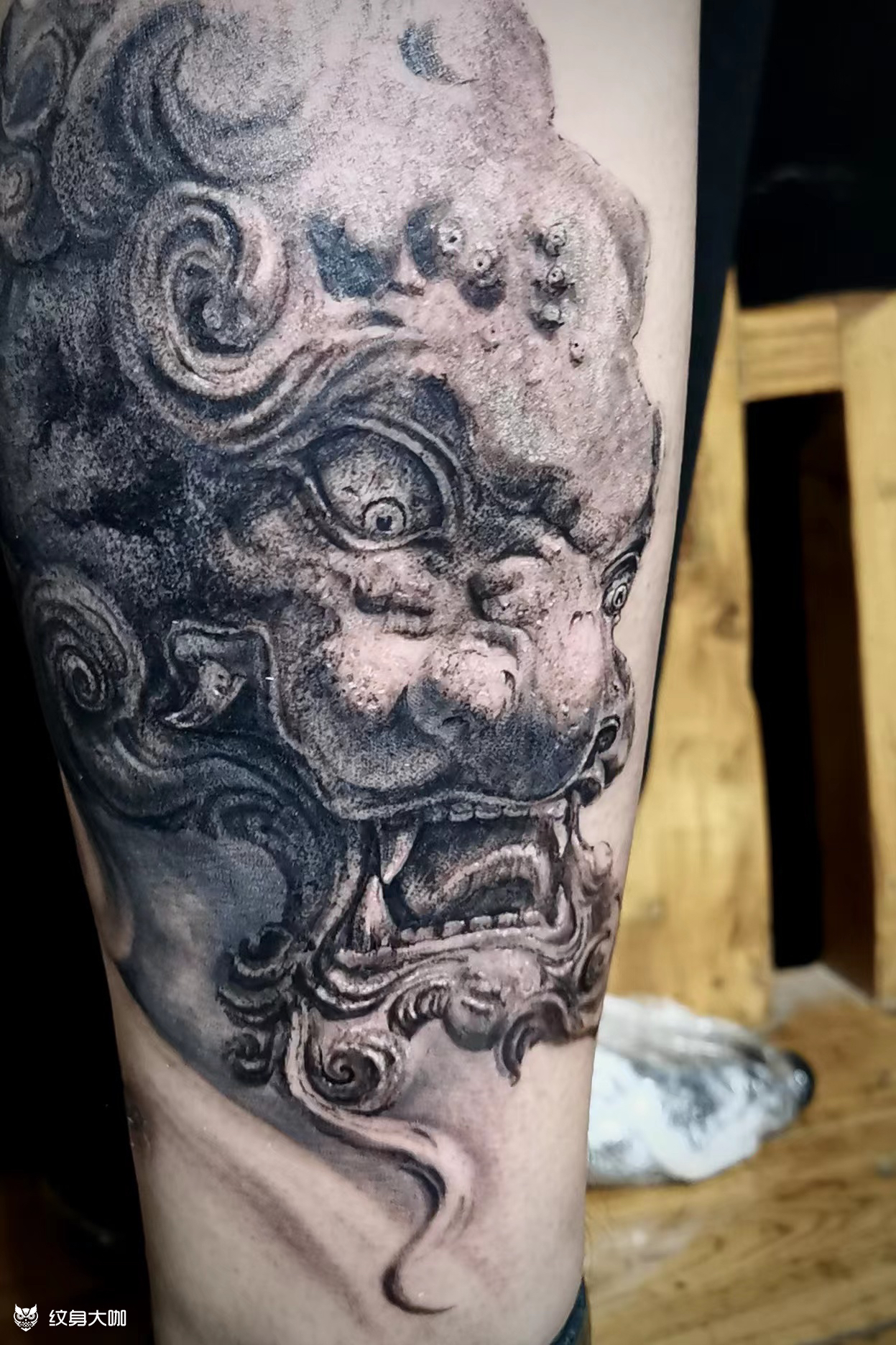 石雕貔貅貔貅(pí xiū)_纹身吧社区 - 纹身大咖
