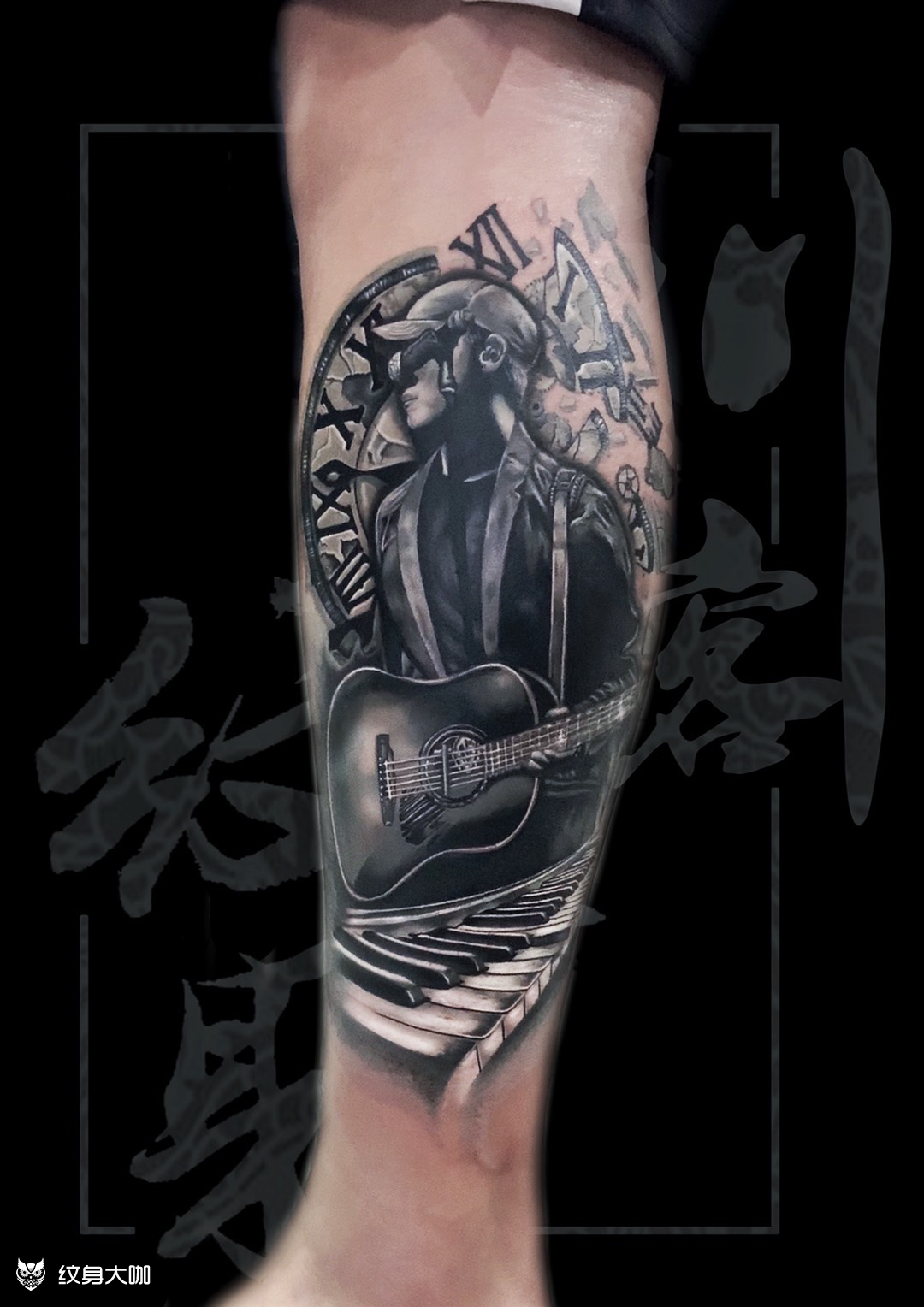 61 by-戴磊 _纹身图案手稿图片_三唔识七的纹身作品集