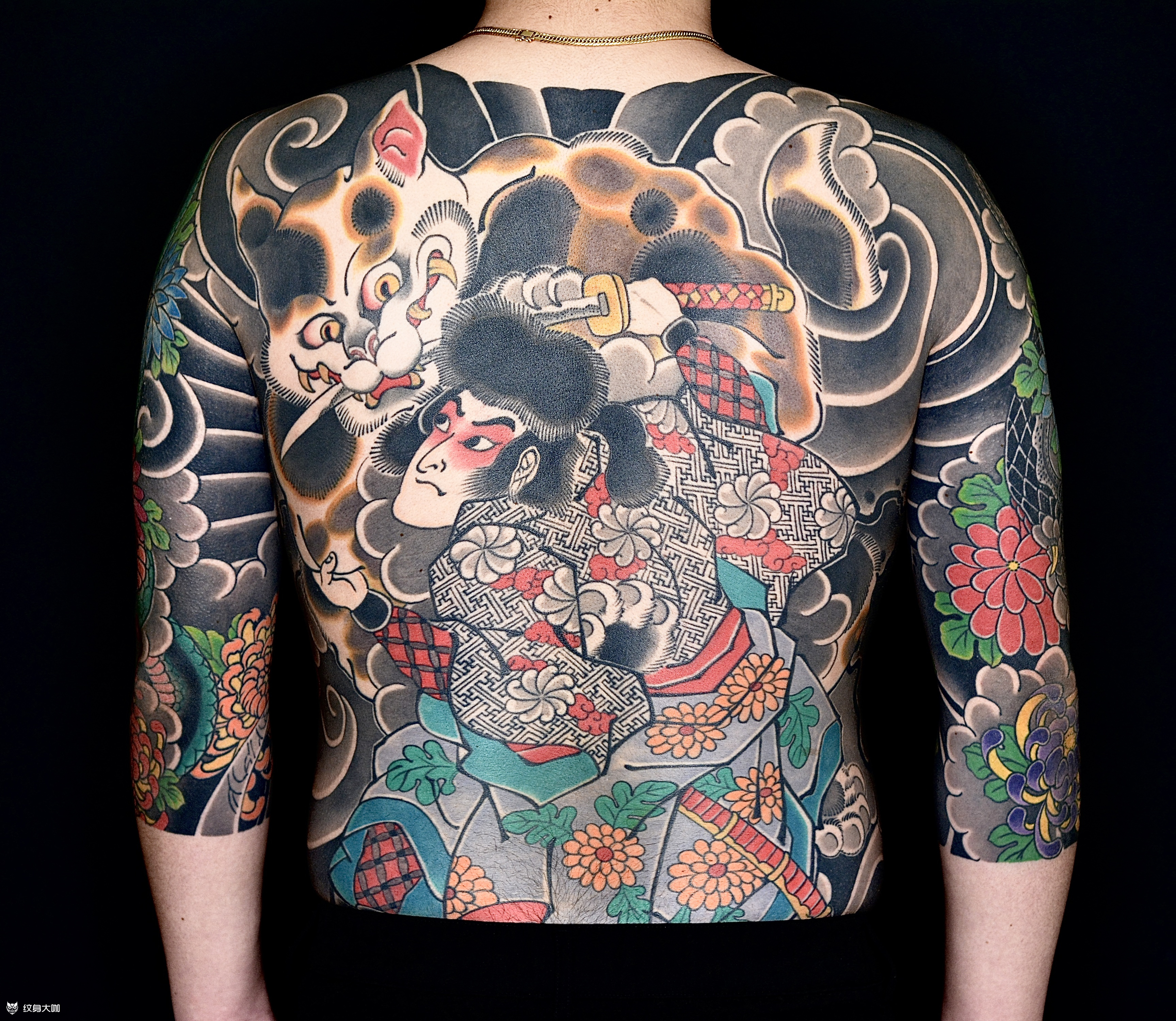 半通体_纹身图案手稿图片_张祚祥的纹身作品集