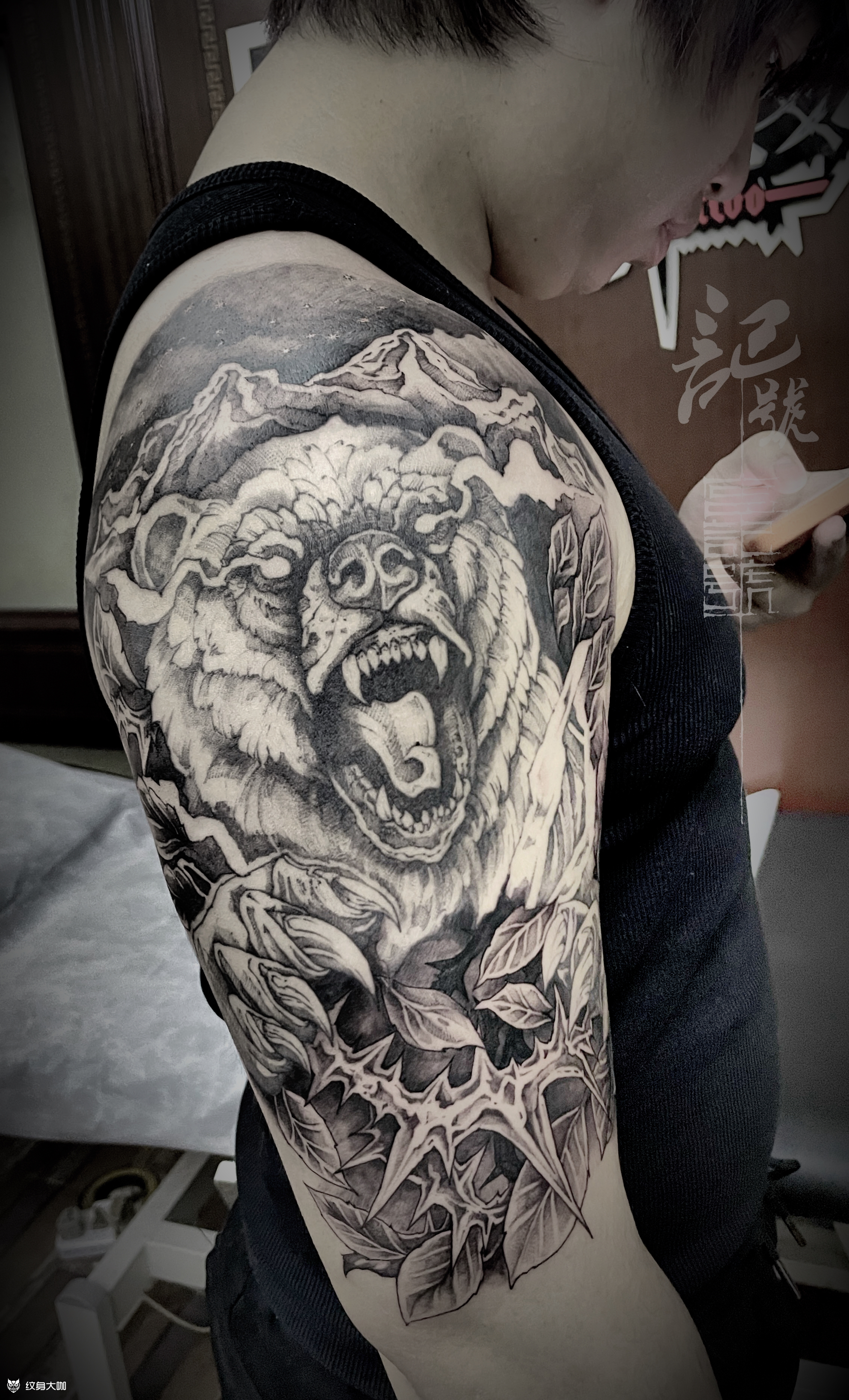 暗黑熊_纹身吧社区 - 纹身大咖