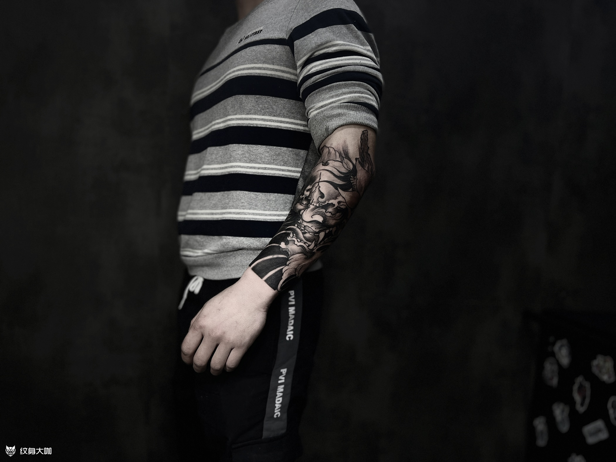 遮盖———包小臂_纹身图案手稿图片_阿洋的纹身作品集