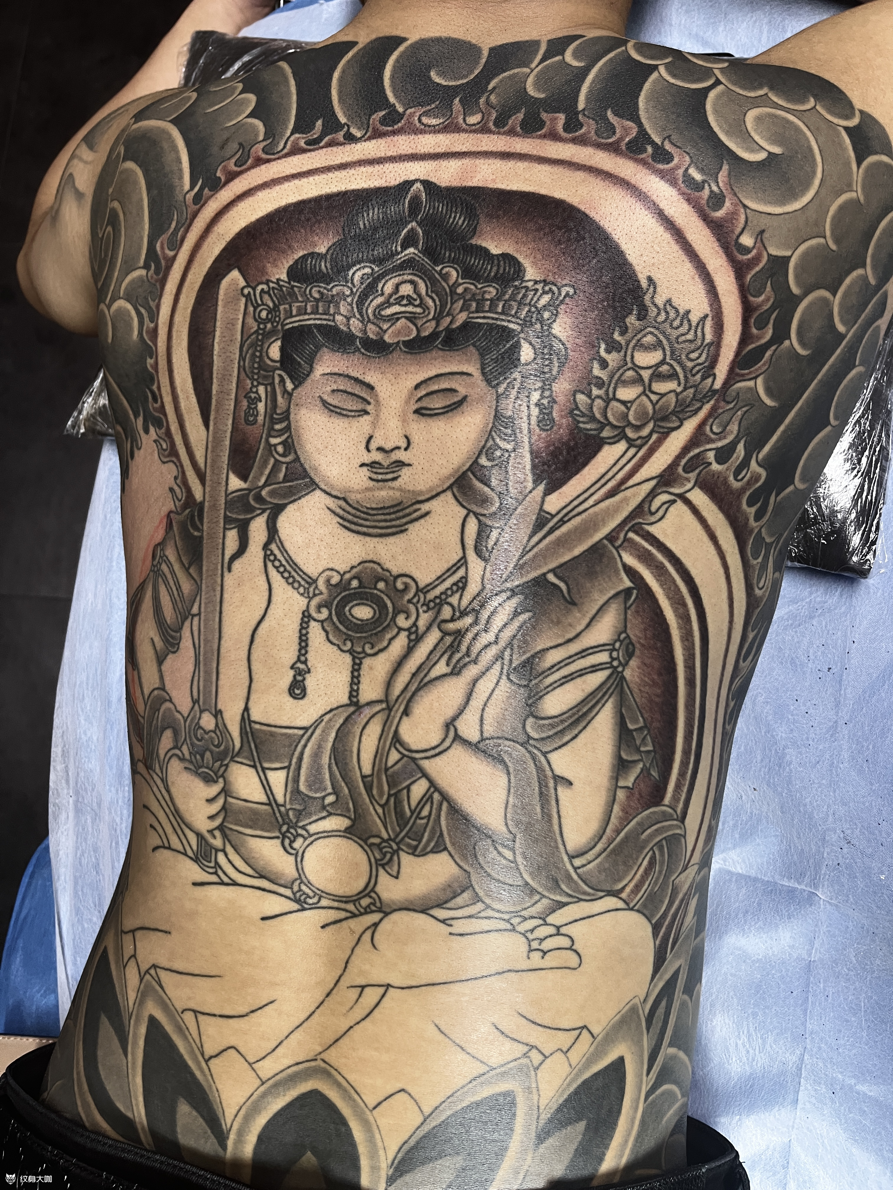 文殊菩萨_纹身图案手稿图片_97的纹身作品集