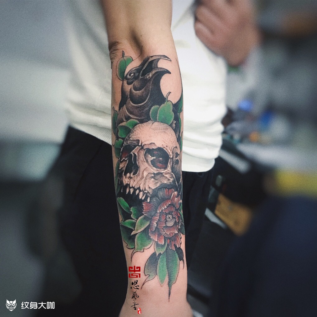 欧美小臂_纹身图案手稿图片_石林的纹身作品集