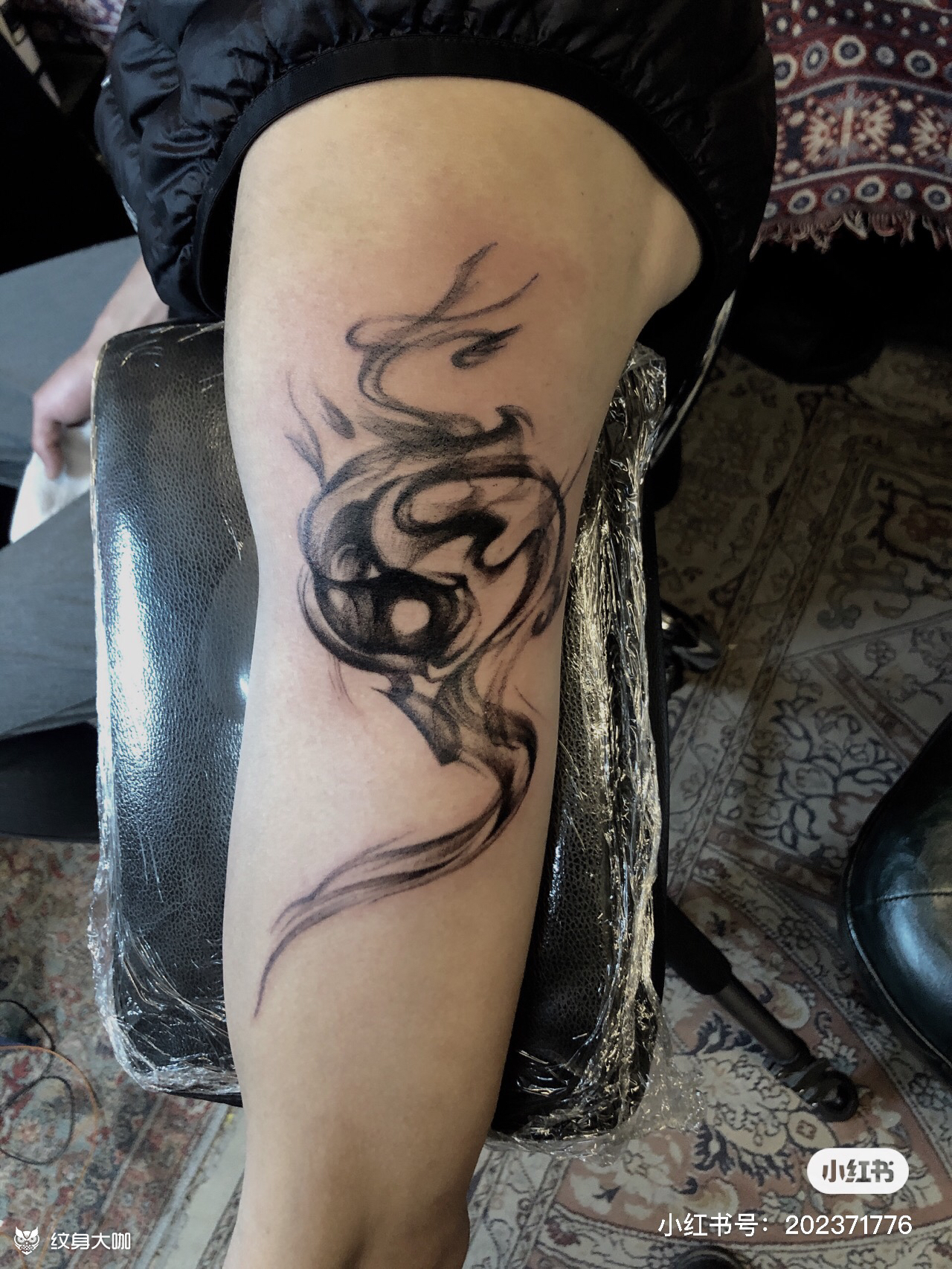 太极_纹身图案手稿图片_王子鸣的纹身作品集