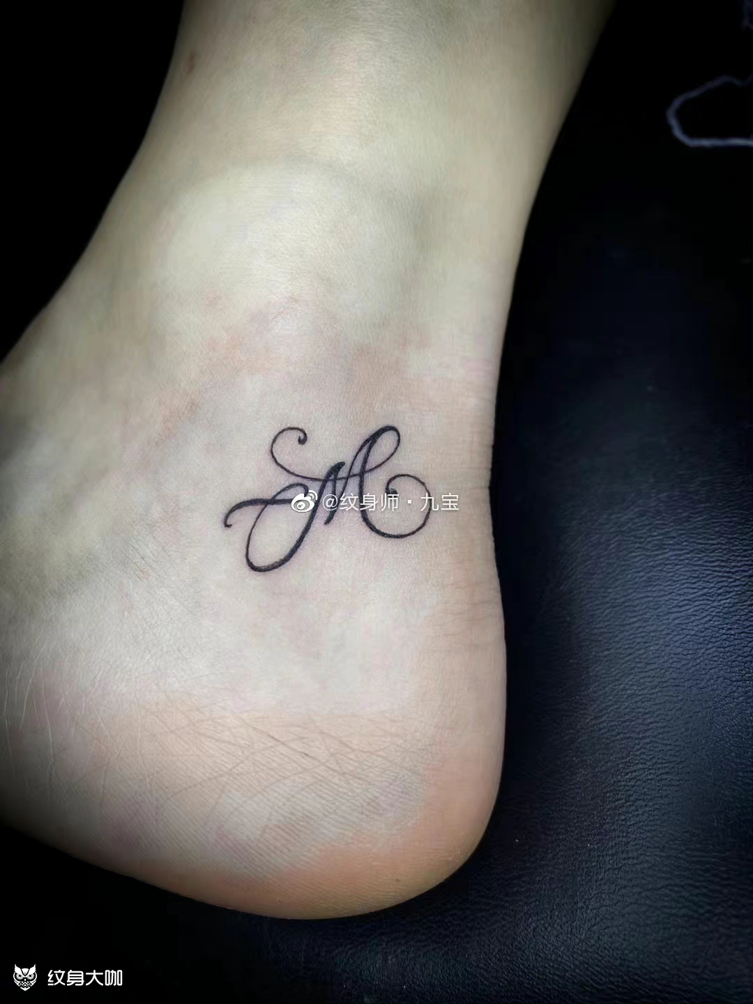 "m"_纹身图案手稿图片_曲靖·九宝的纹身作品集