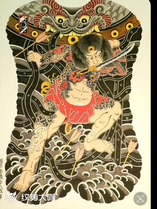 这个张顺破水门的图怎么不火,一_纹身吧社区 - 纹身大咖