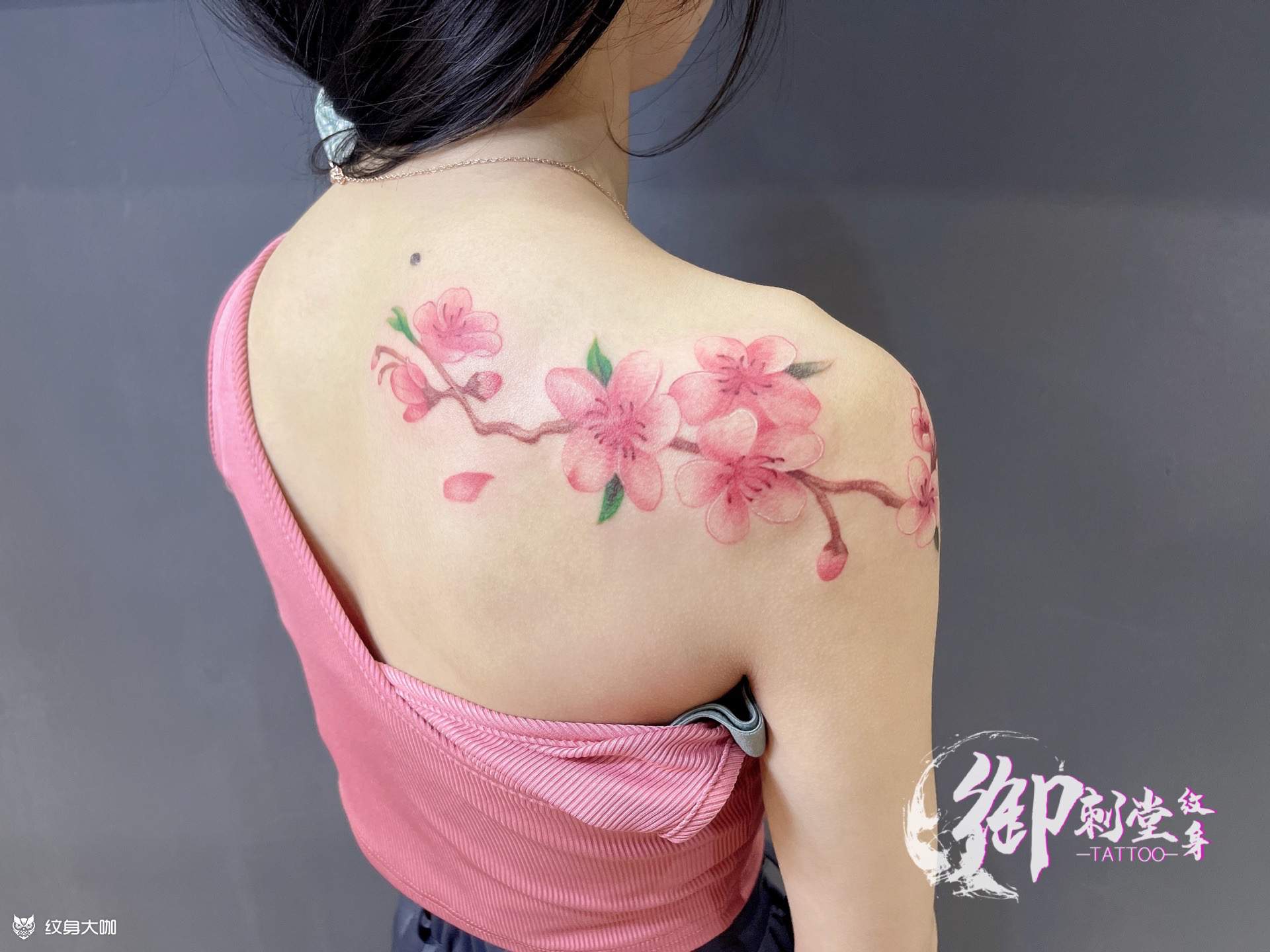 肩花_纹身图案手稿图片_画迪的纹身作品集