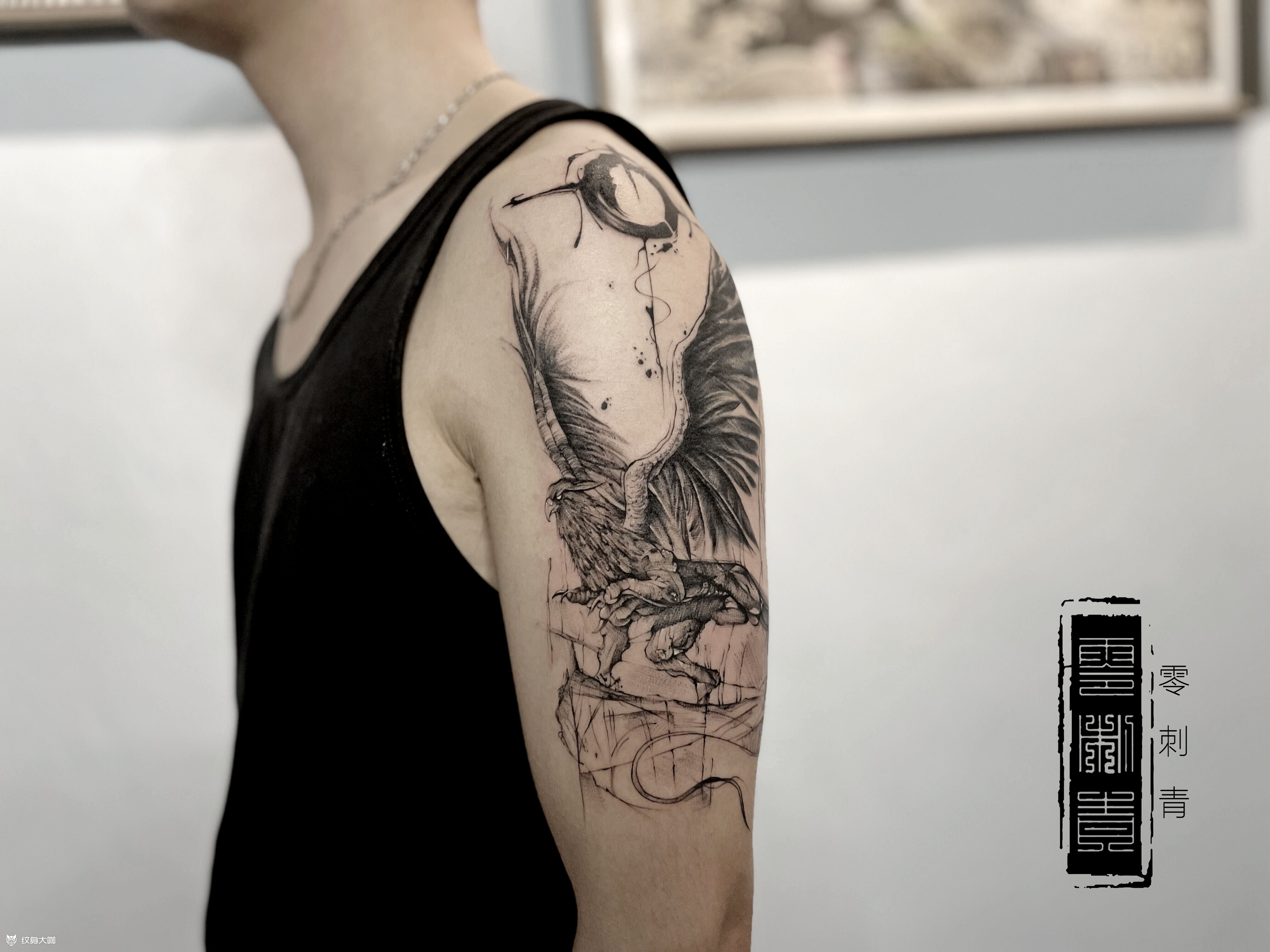 山海经神兽速写_纹身吧社区 - 纹身大咖