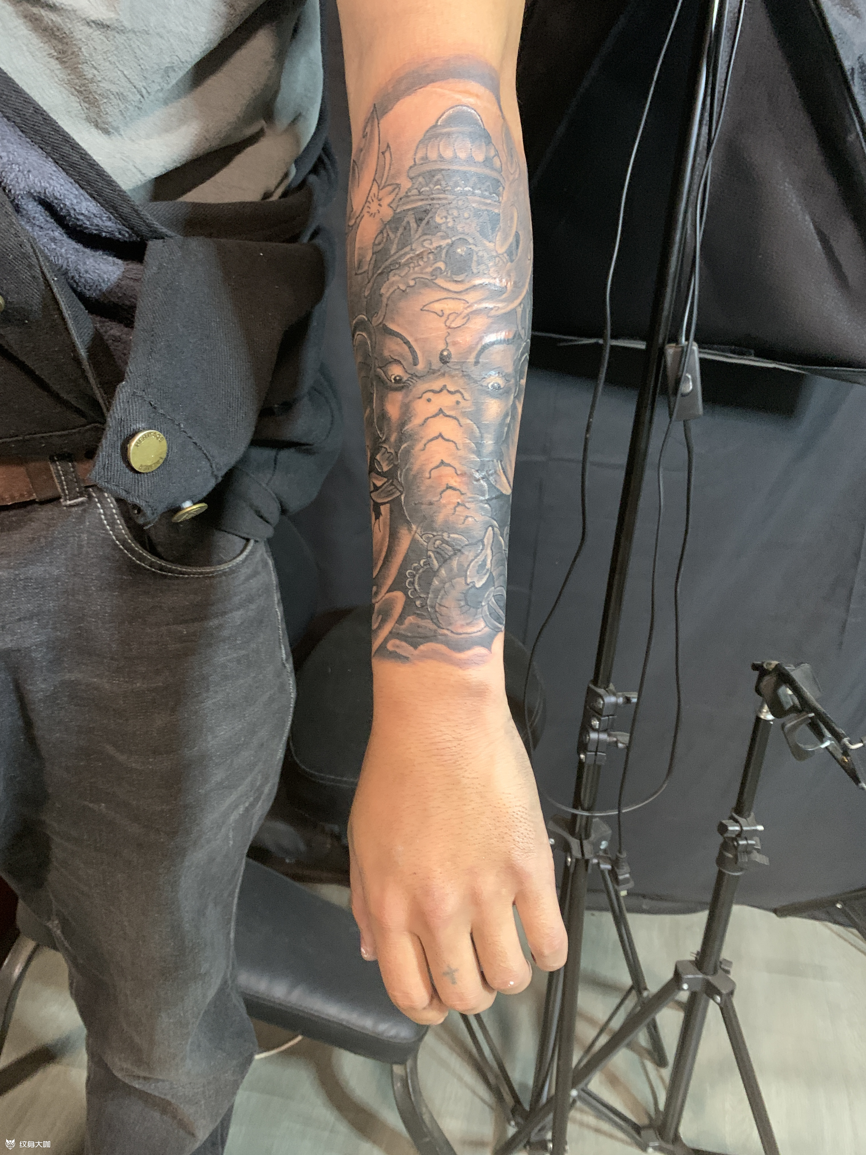 小臂象神_纹身吧社区 - 纹身大咖
