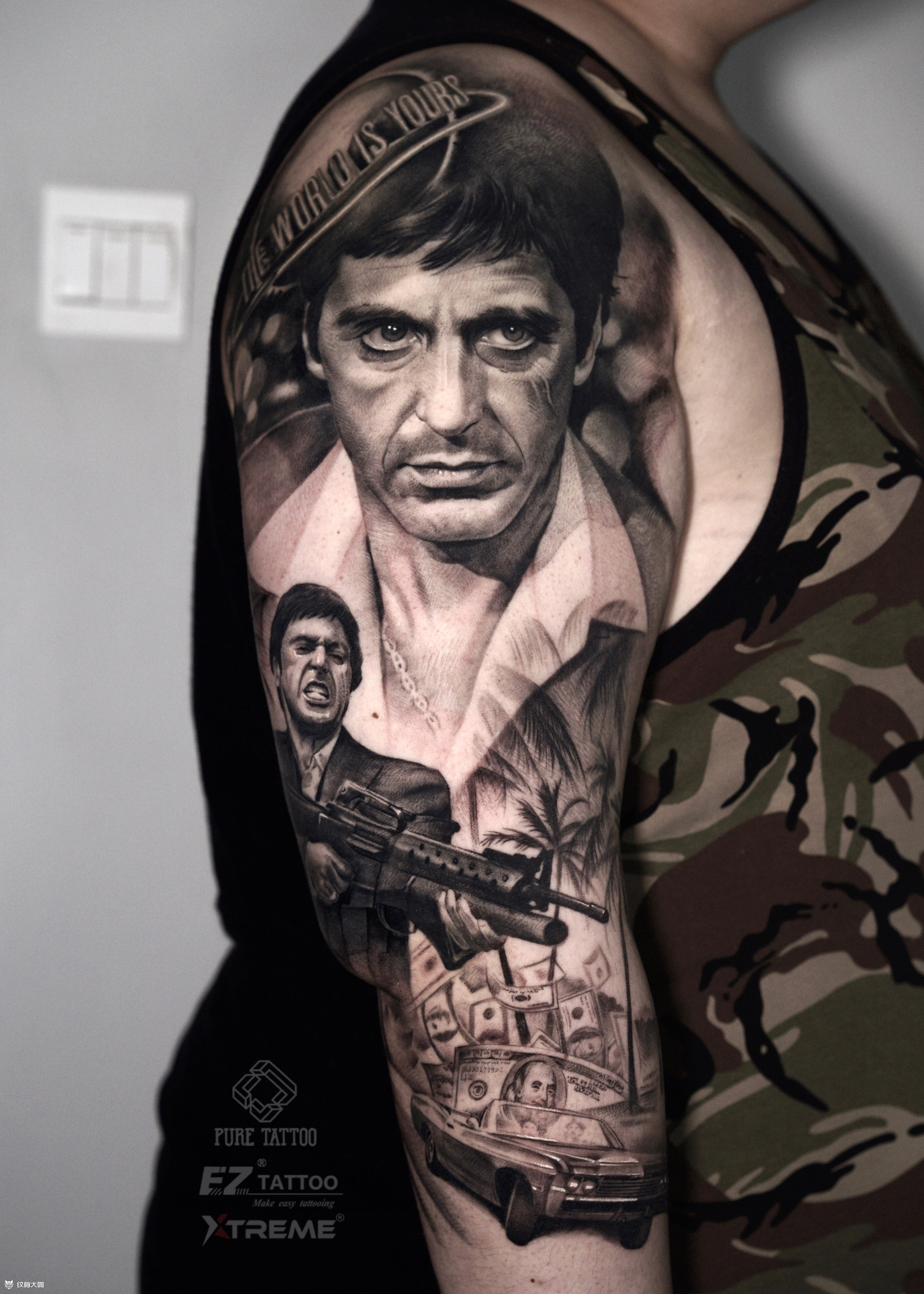 疤面煞星 the world _纹身吧社区 - 纹身大咖