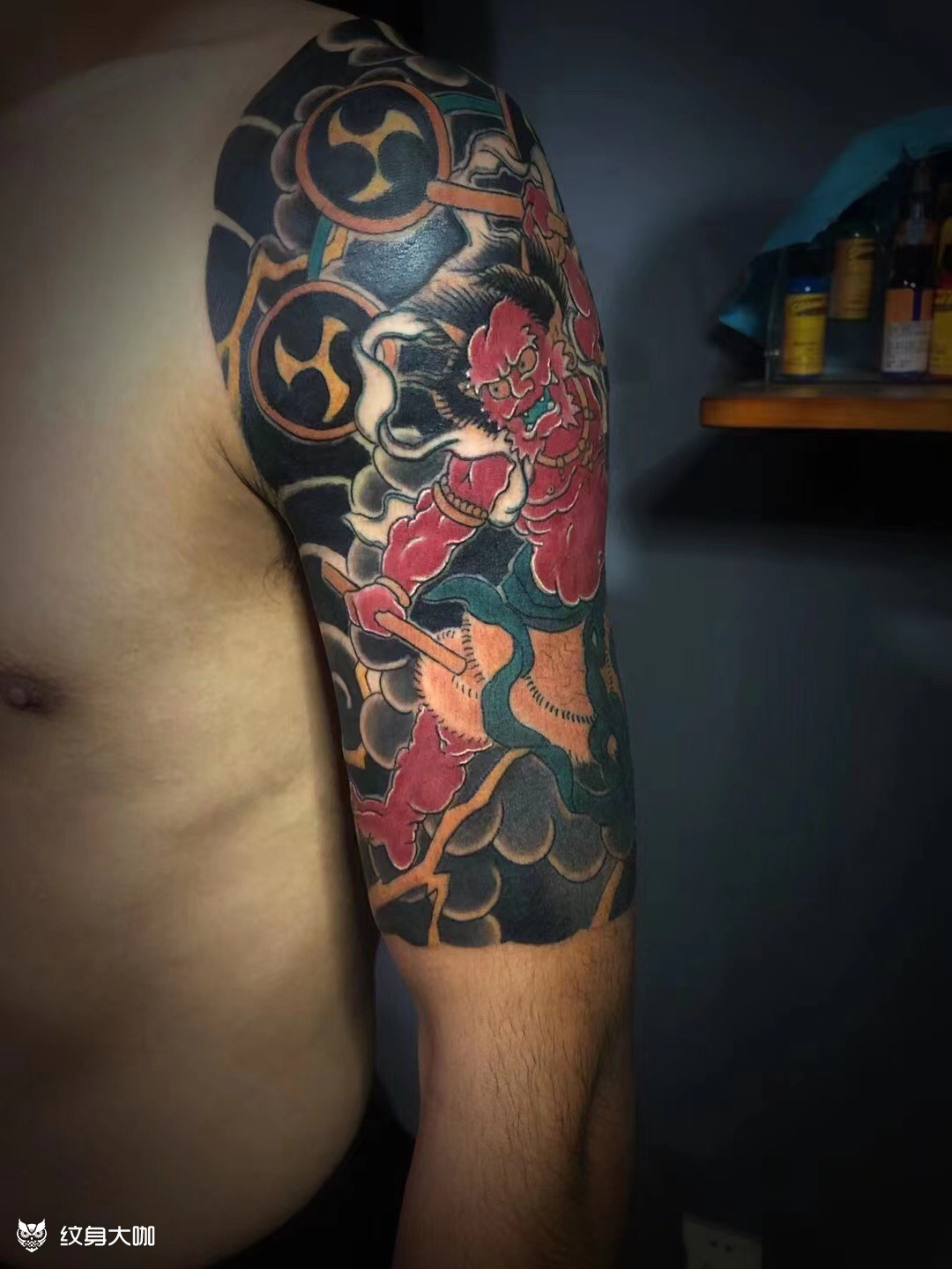 雷神_纹身图案手稿图片_孙玉征的纹身作品集