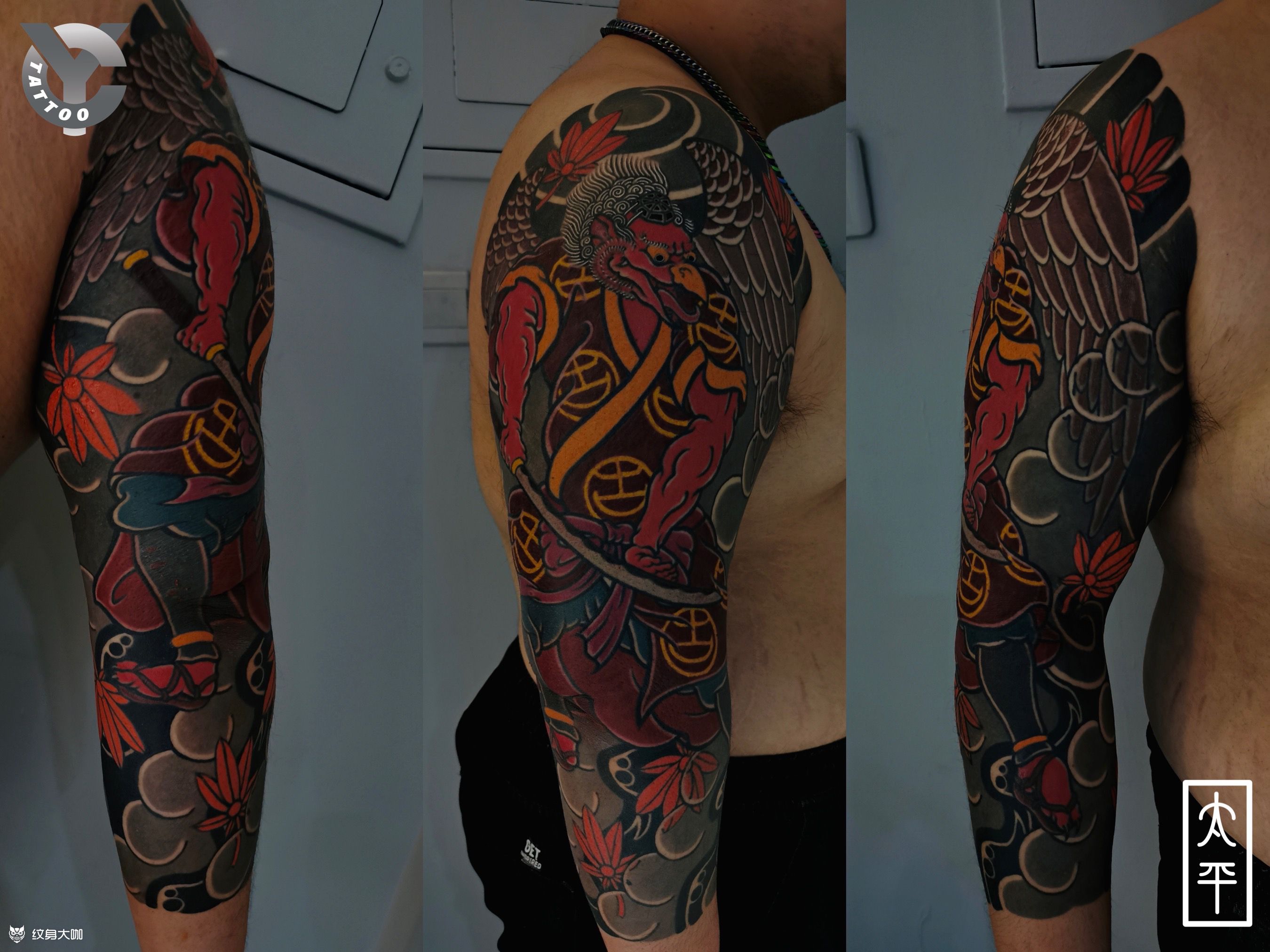 七分袖_纹身图案手稿图片_北京一刺tattoo 的纹身作品集