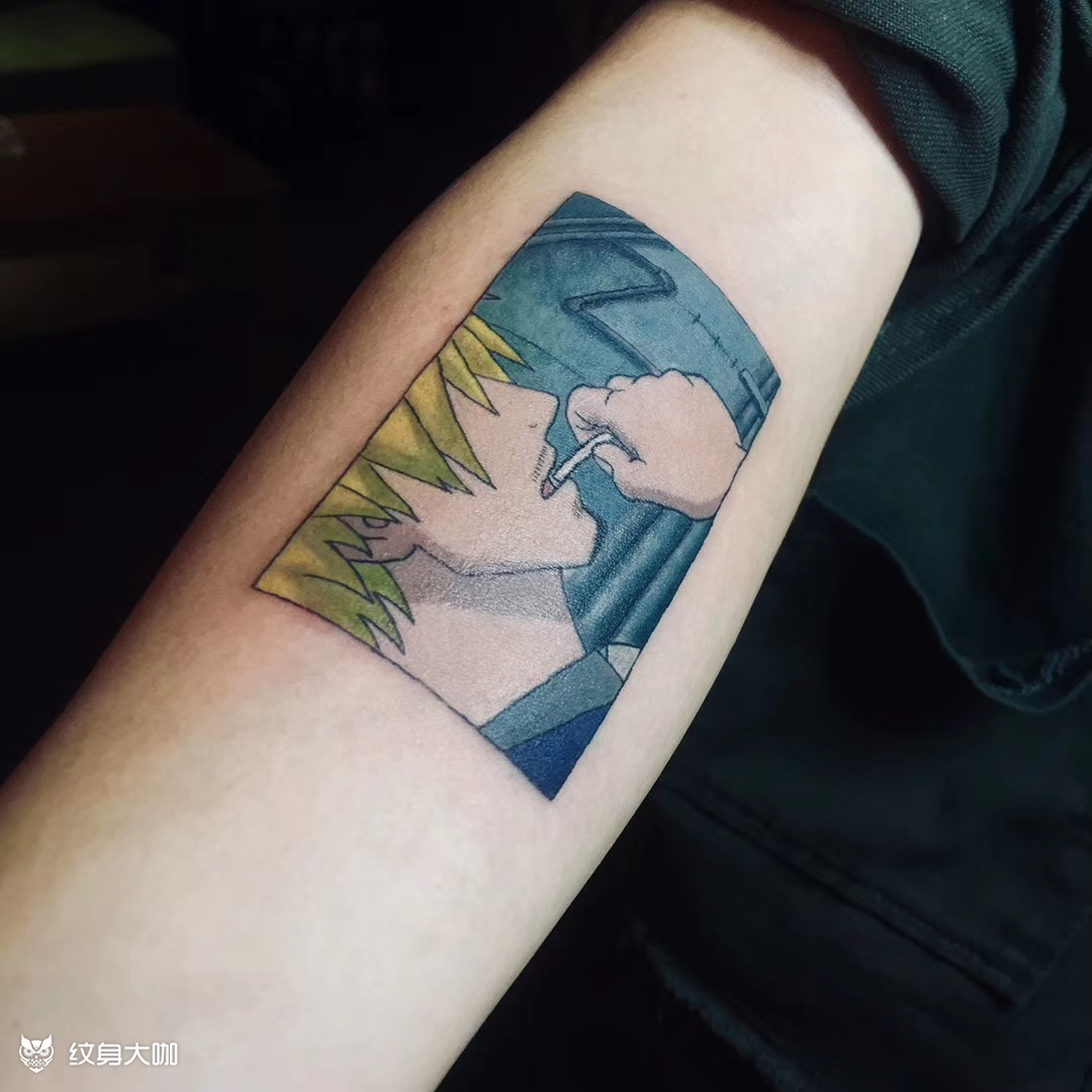 山治君_纹身图案手稿图片_贰火的纹身作品集