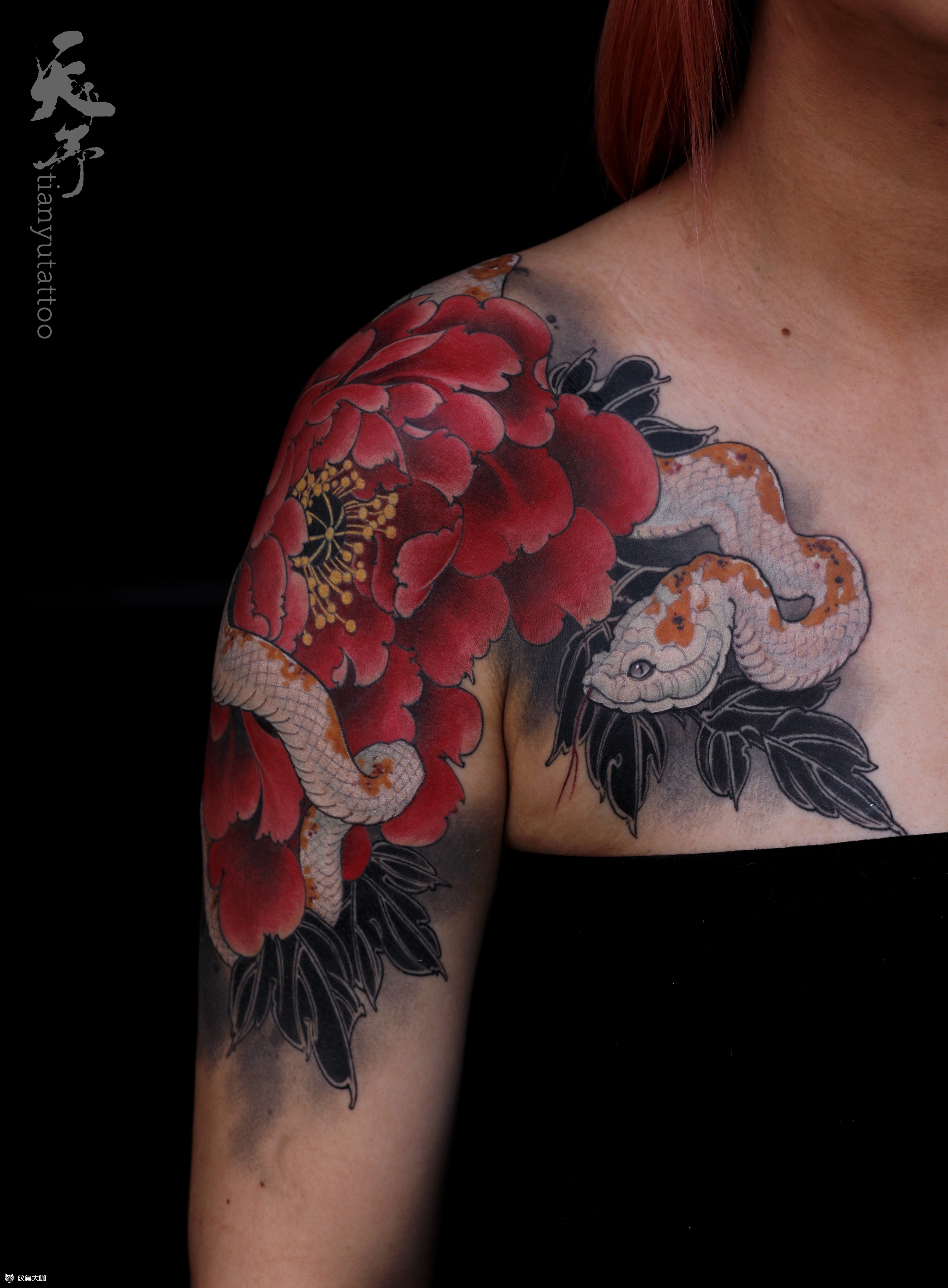 西安天予刺青传统纹身作品7314_纹身吧社区 - 纹身大咖