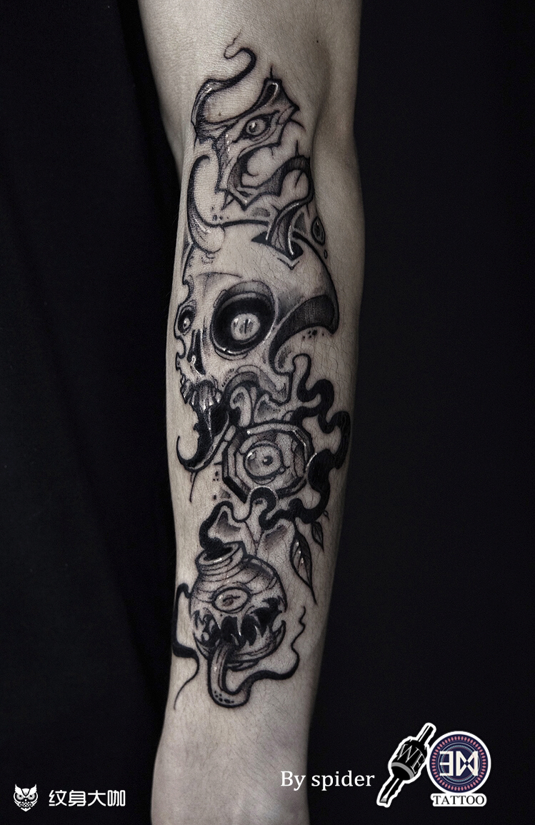 7515百鬼夜行·阴 暗黑系列定制_纹身吧社区 - 纹身大咖