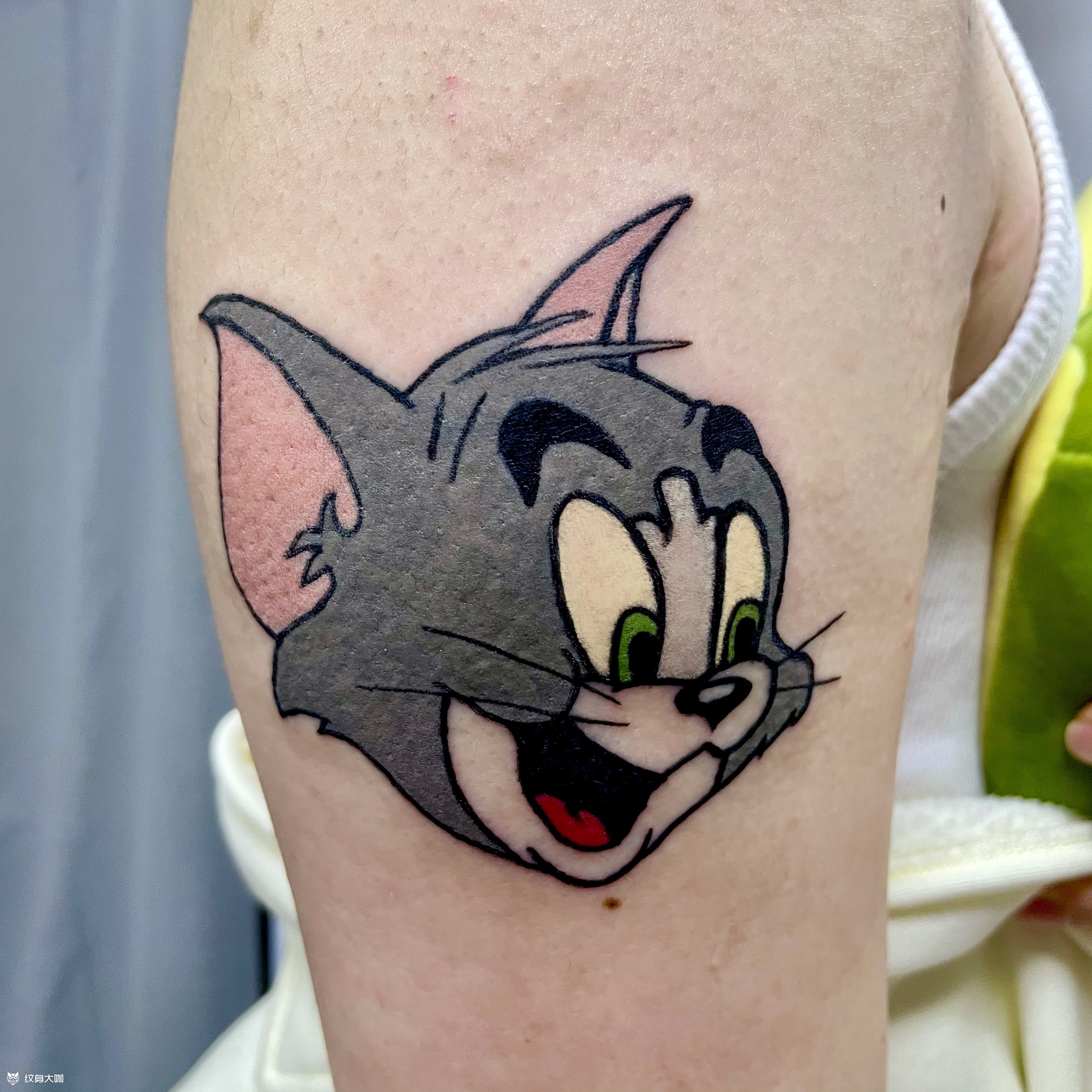 汤姆猫_纹身图案手稿图片_咕噜夏的纹身作品集
