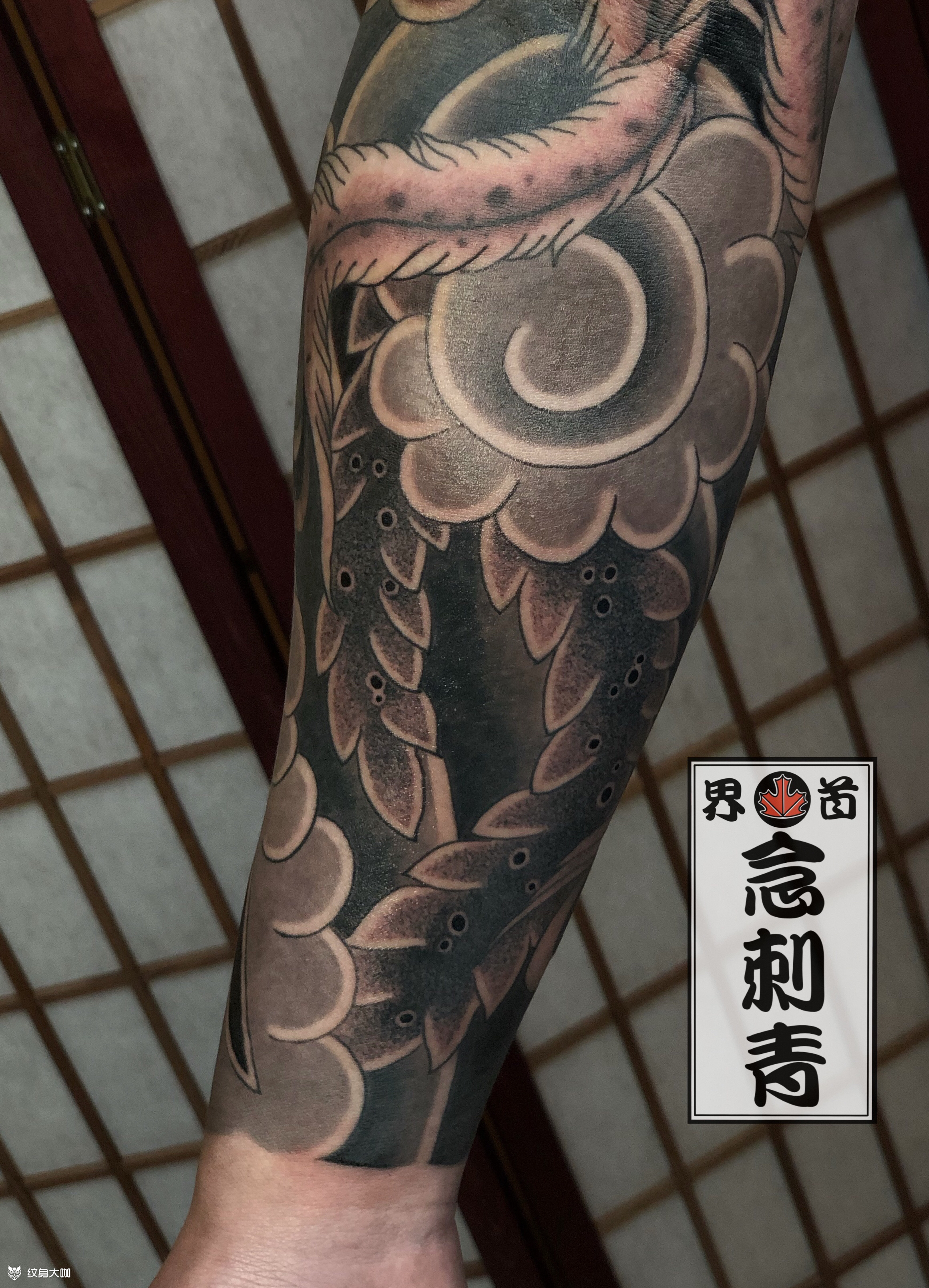 凤凰半甲花臂_纹身吧社区 - 纹身大咖