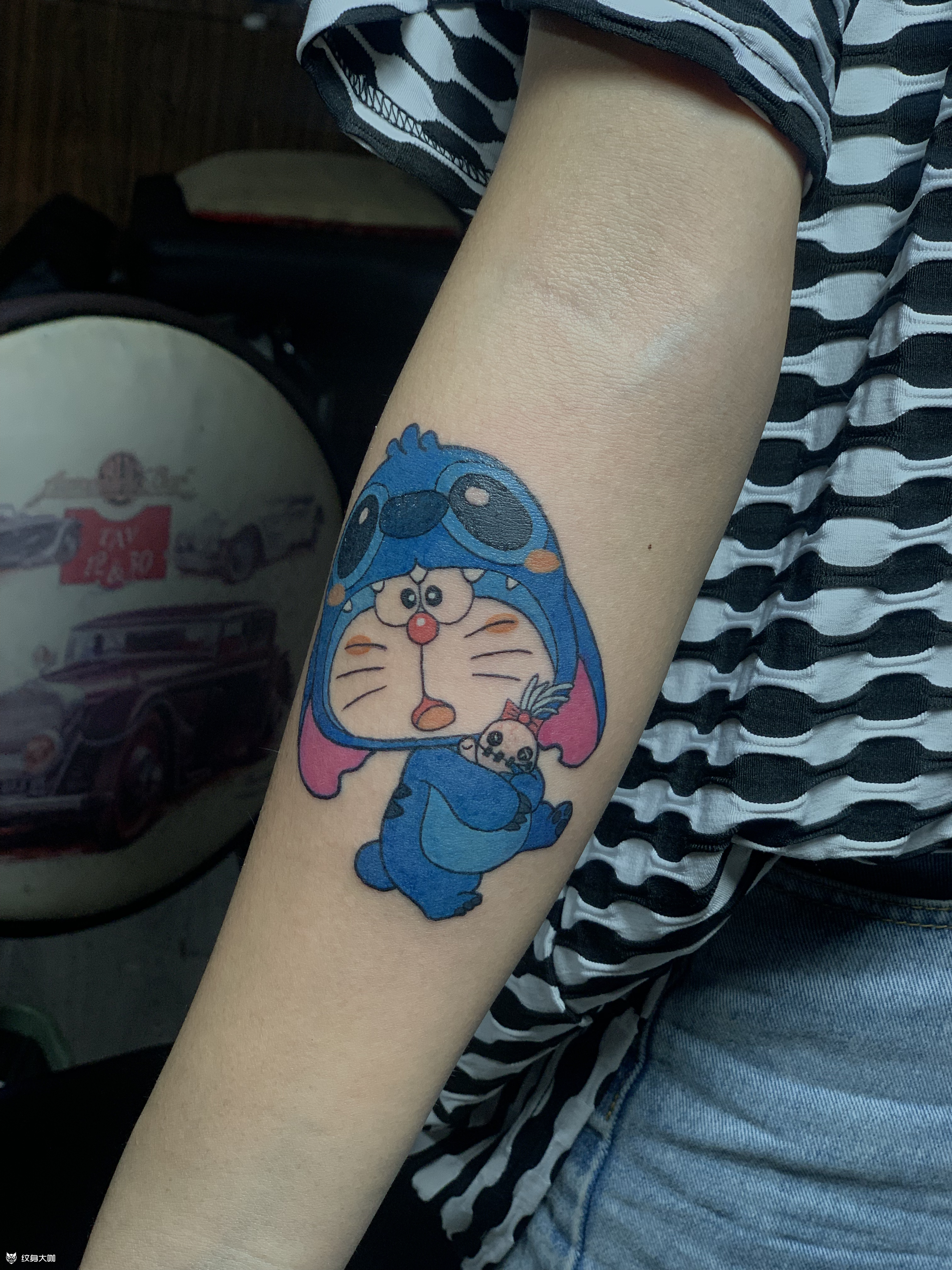 叮当猫_纹身吧社区 - 纹身大咖