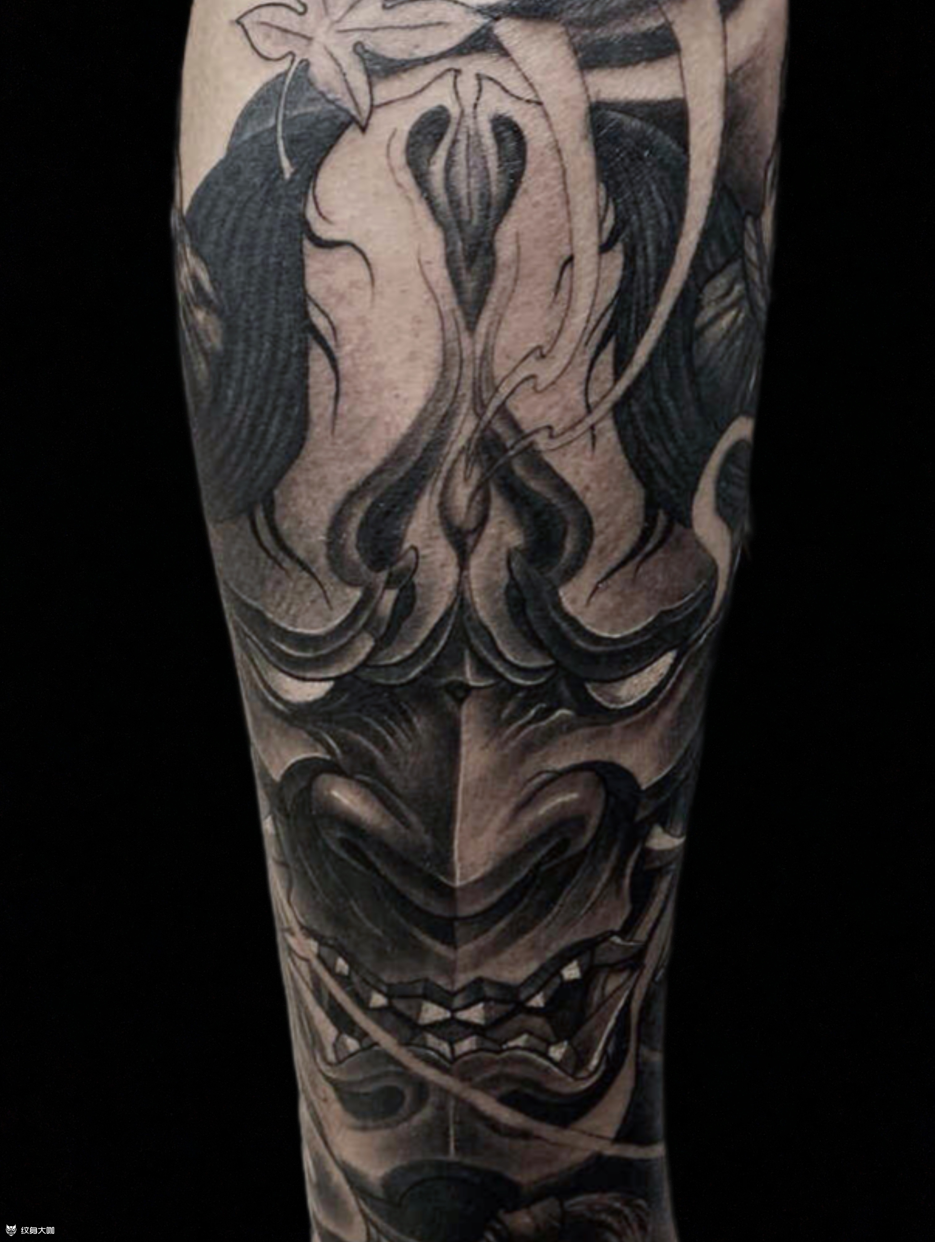 般若_纹身图案手稿图片_狂客的纹身作品集