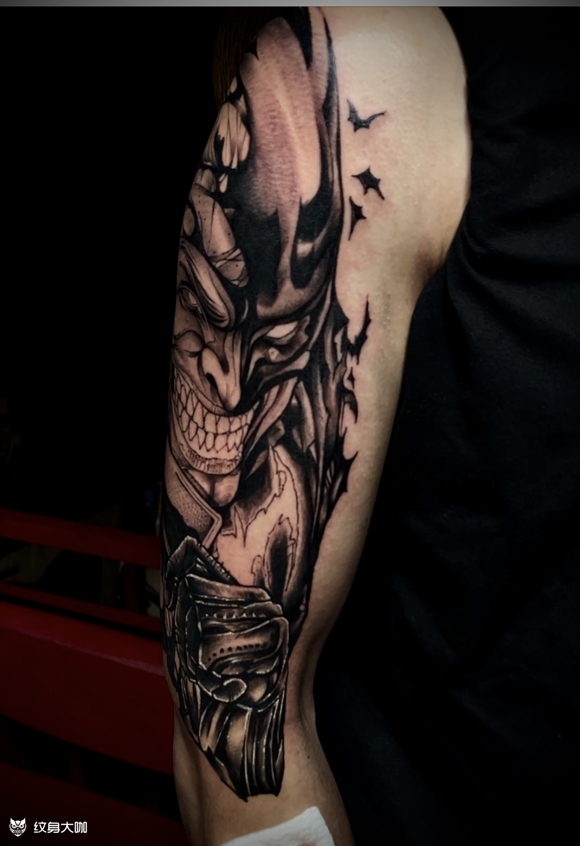 小丑 蝙蝠侠_纹身吧社区 - 纹身大咖