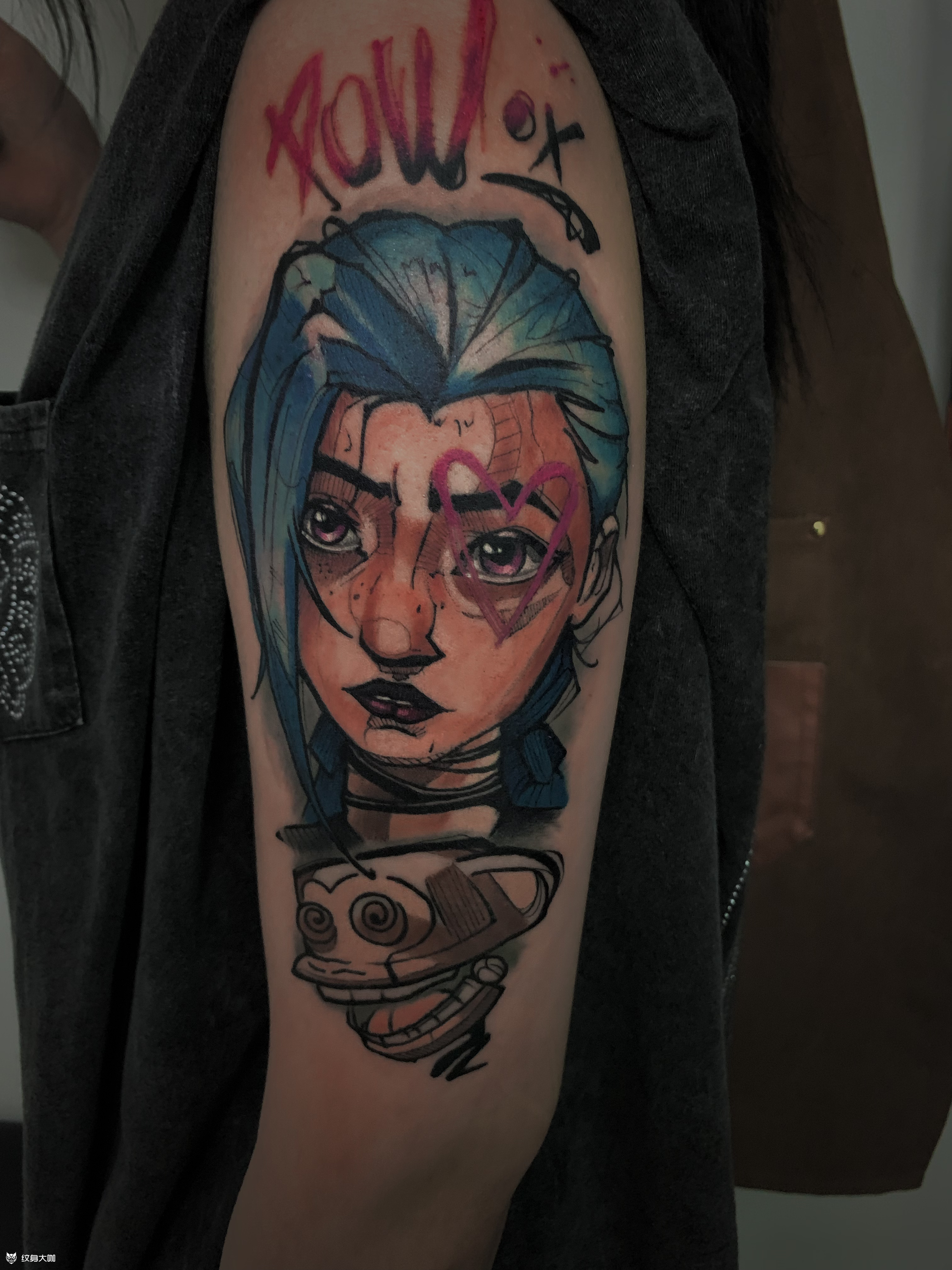 金克丝_纹身图案手稿图片_应泽的纹身作品集