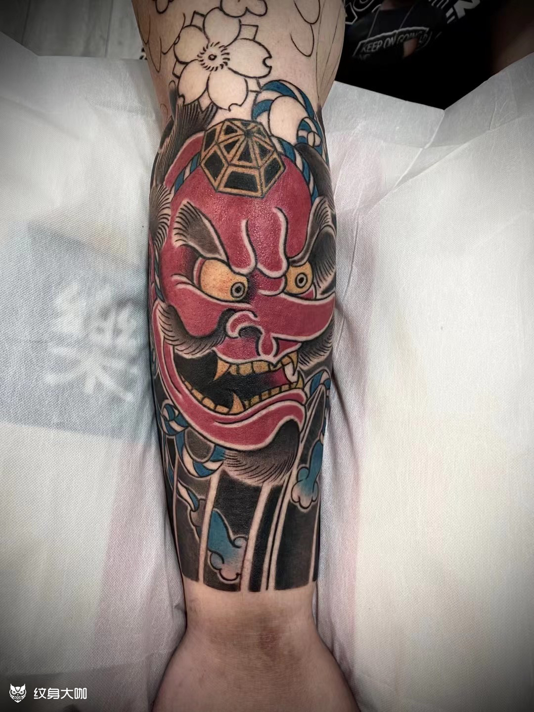 天狗_纹身图案手稿图片_晓·的纹身作品集