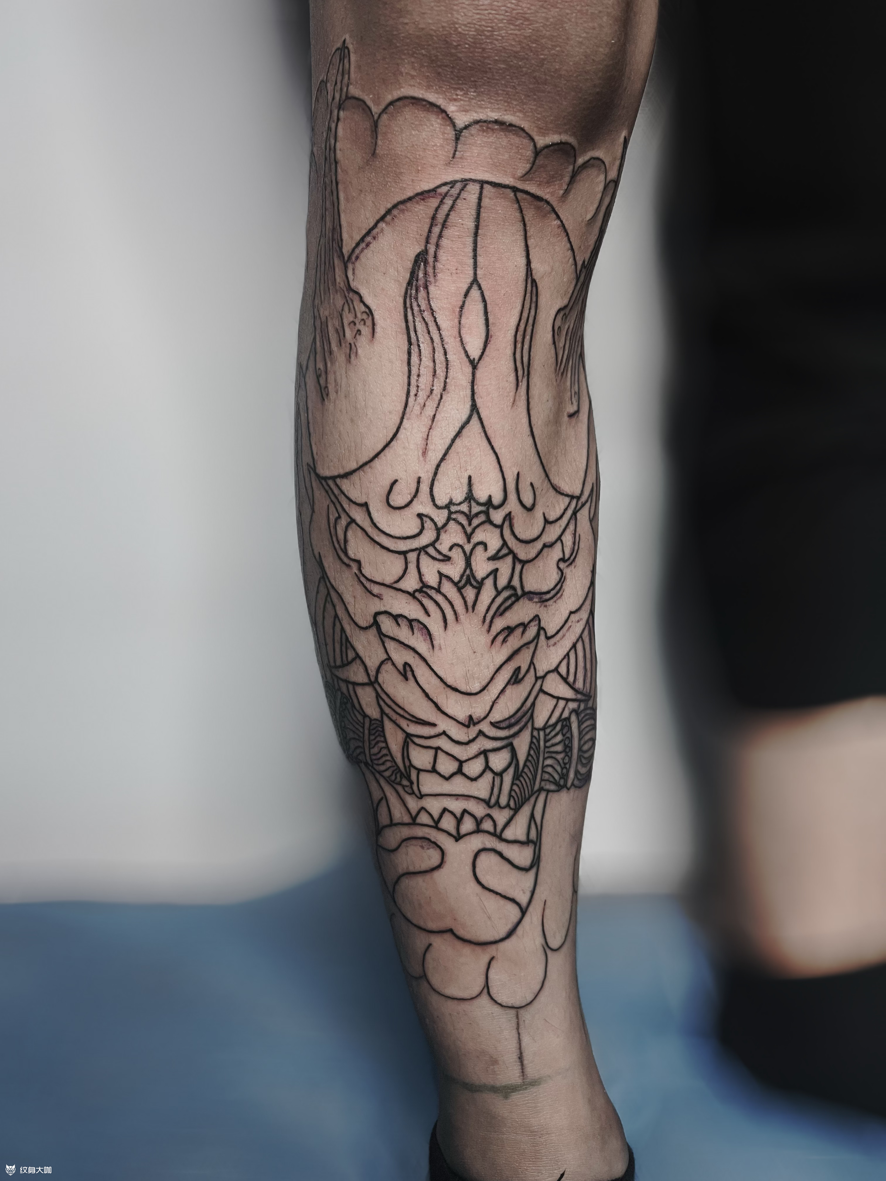 般若_纹身图案手稿图片_灵旗的纹身作品集