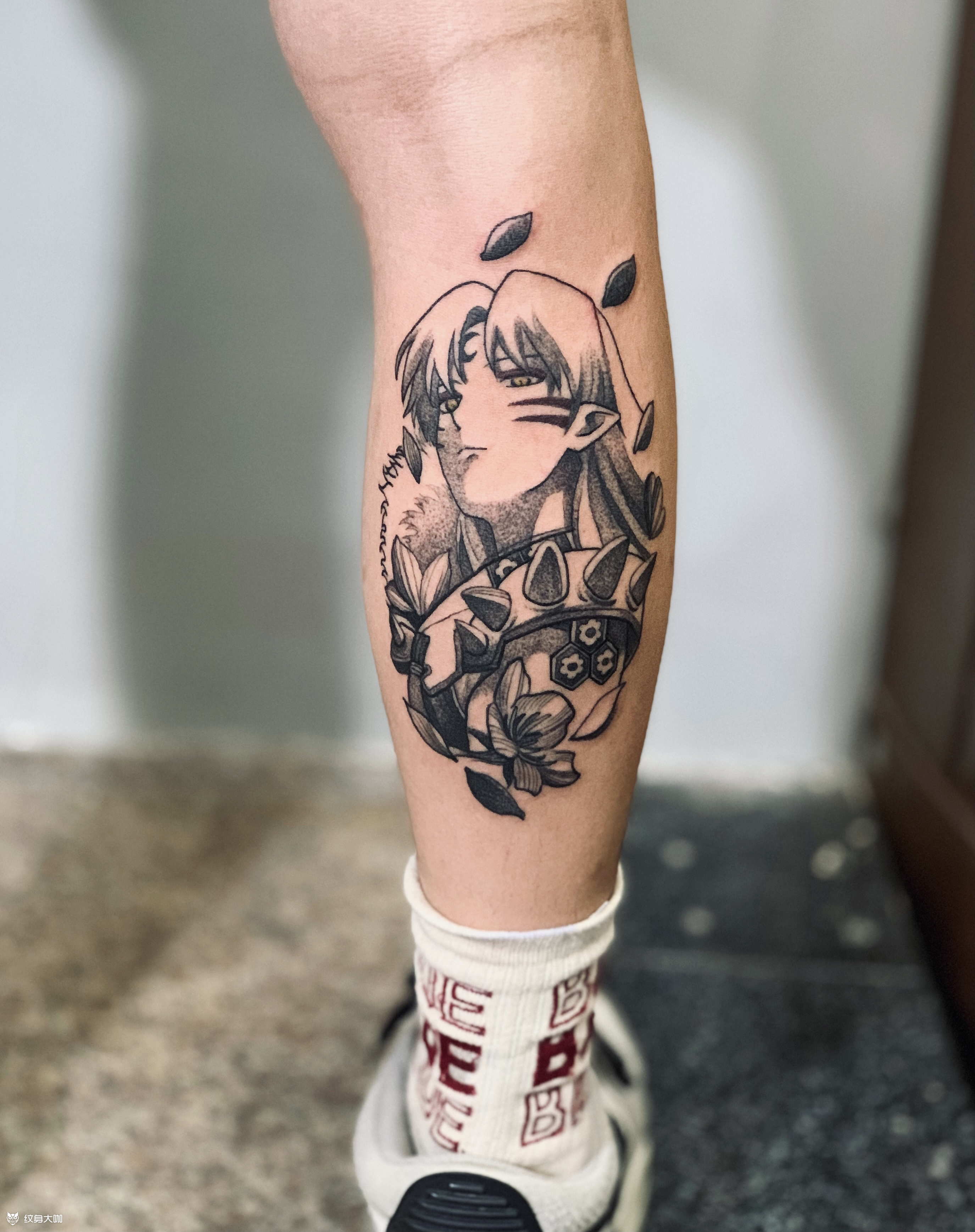 【杀生丸】_纹身图案手稿图片_墨痕的纹身作品集