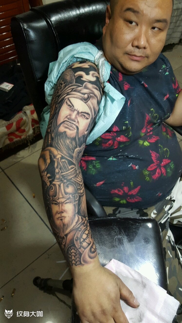 五虎将_纹身图案手稿图片_徐小明的纹身作品集