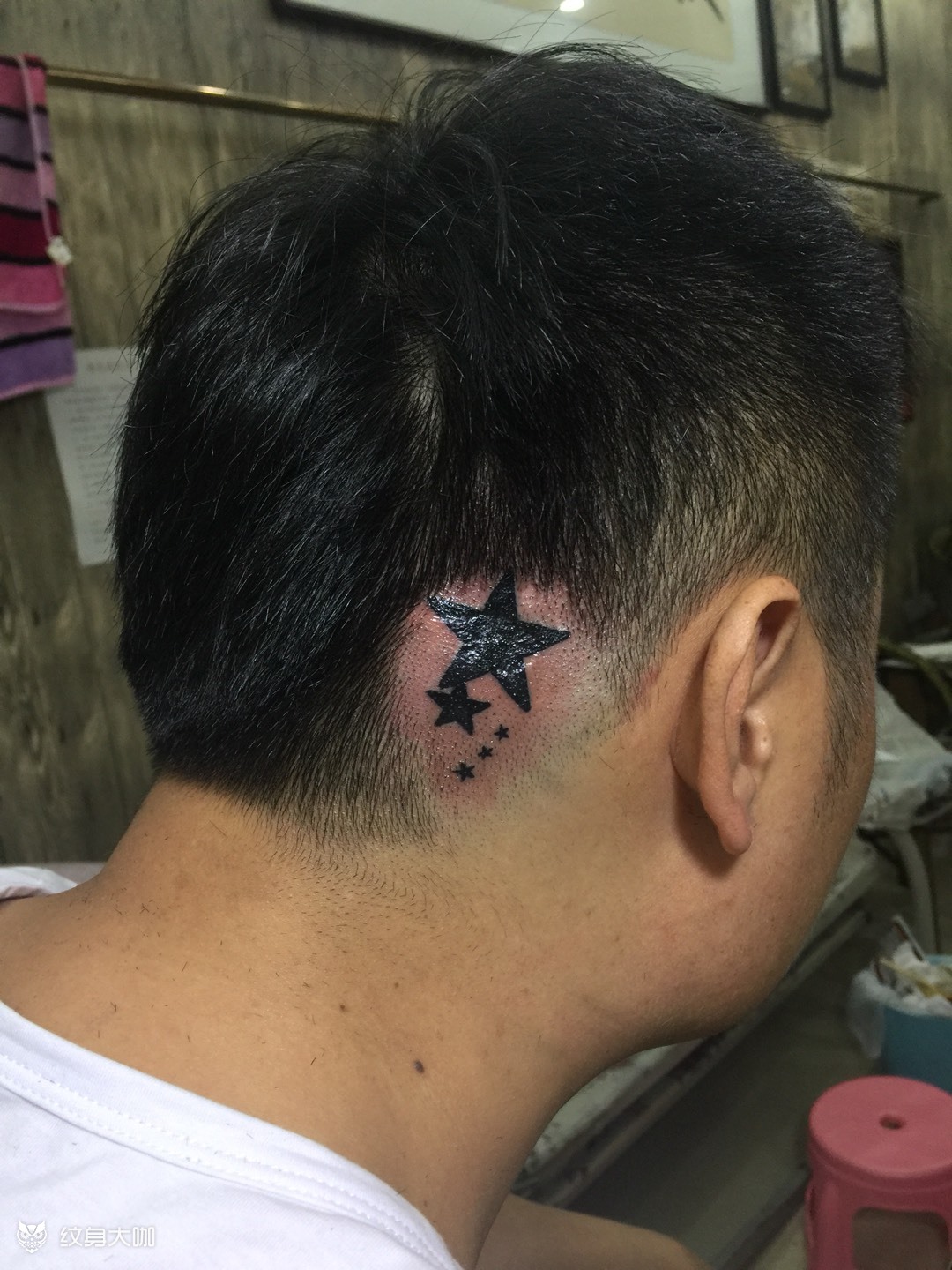 头部疤痕遮盖_纹身图案手稿图片_寂寞斋的纹身作品集