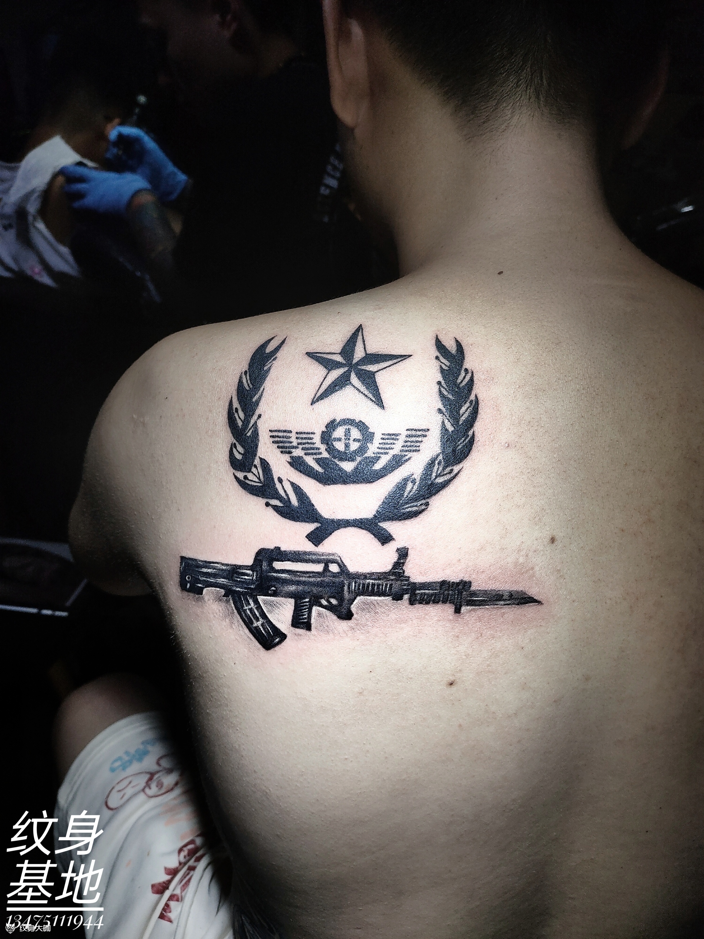 解放军纹身图案图片