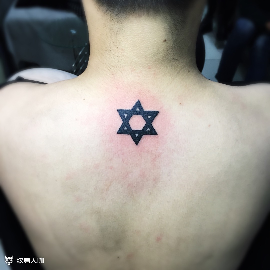 六芒星_纹身图案手稿图片_国洪嘉的纹身作品集