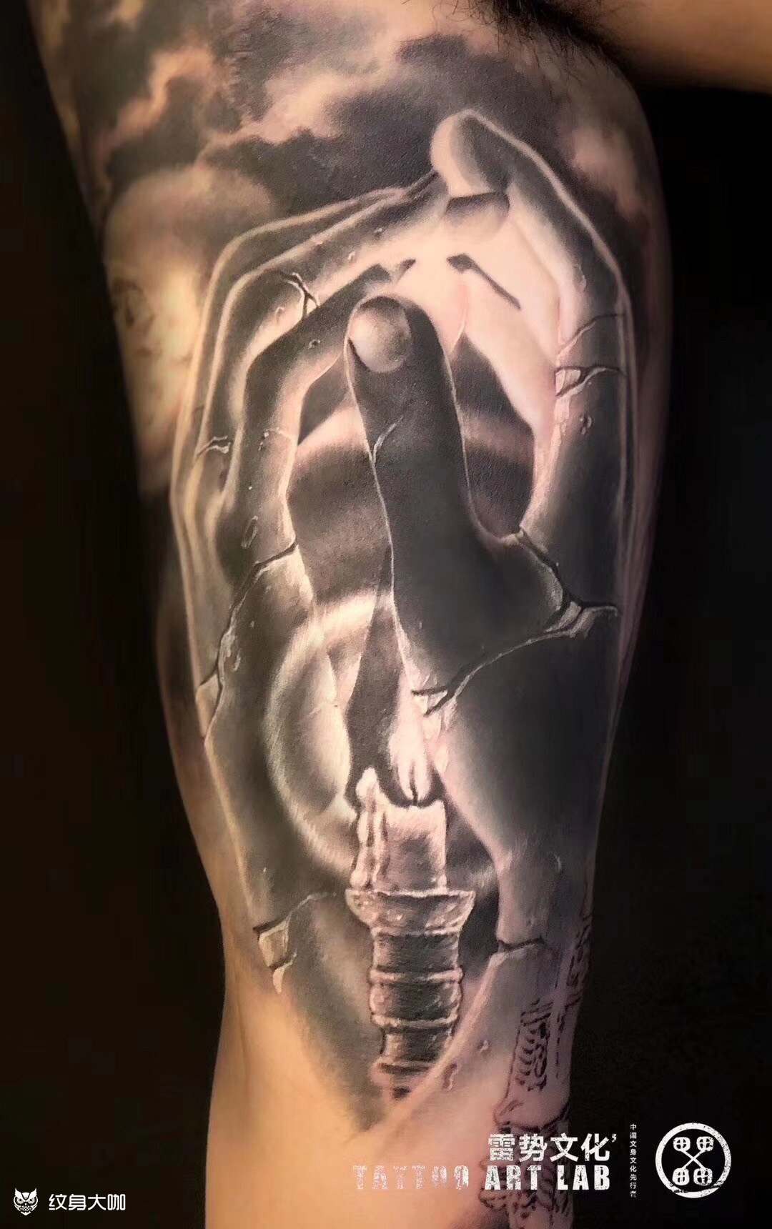 救赎_纹身图案手稿图片_雷势文化-王雷的纹身作品集