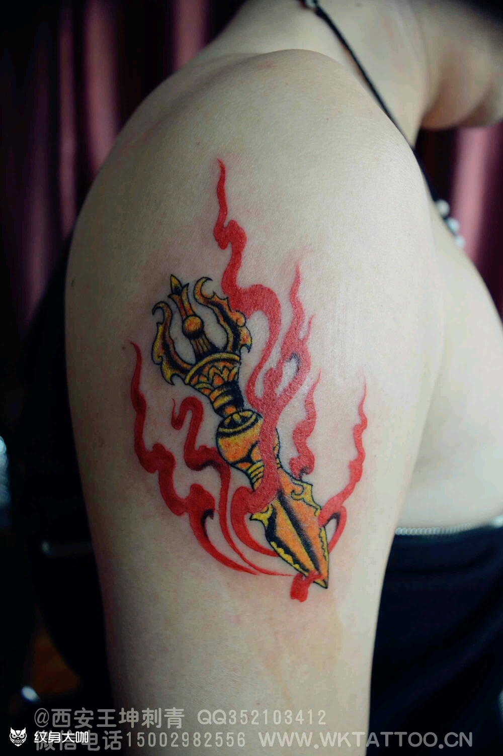 杵_纹身图案手稿图片_王坤的纹身作品集