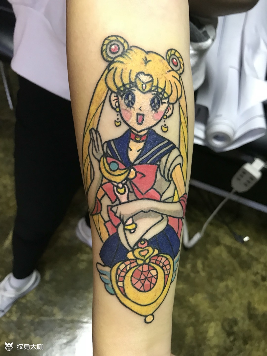 美少女战士_纹身图案手稿图片_雕源 niu 牛小呆的纹身作品集