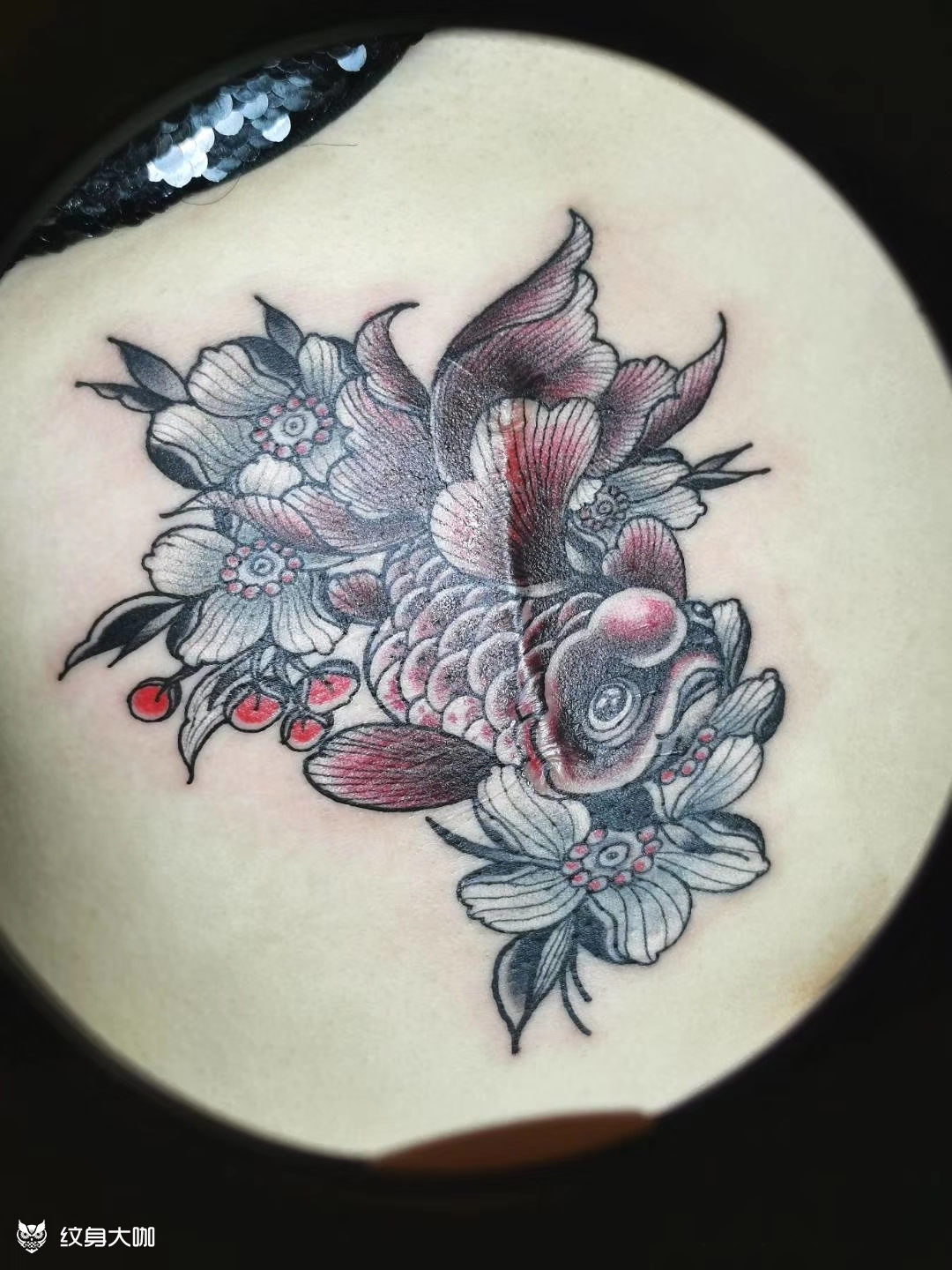 腹部疤痕遮盖_纹身图案手稿图片_宋瑞的纹身作品集