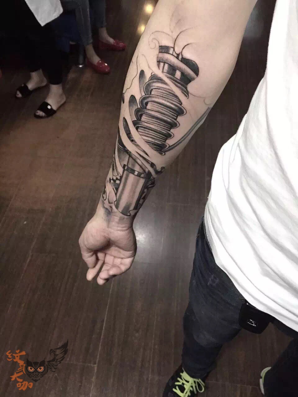 3d 机械作品 花臂_纹身图案手稿图片_林轩名的纹身作品集