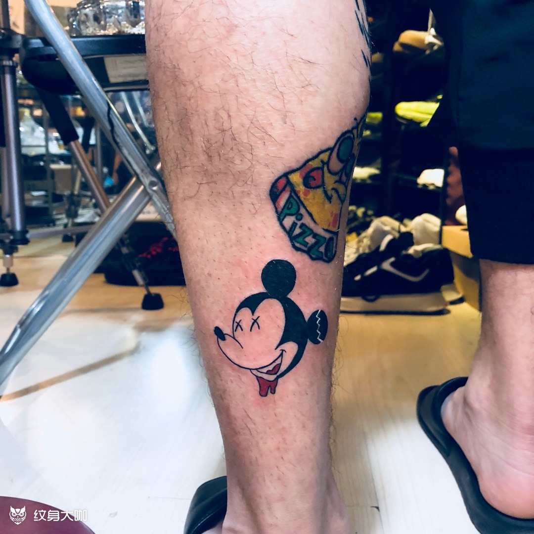 米老鼠_纹身图案手稿图片_二狗的纹身作品集