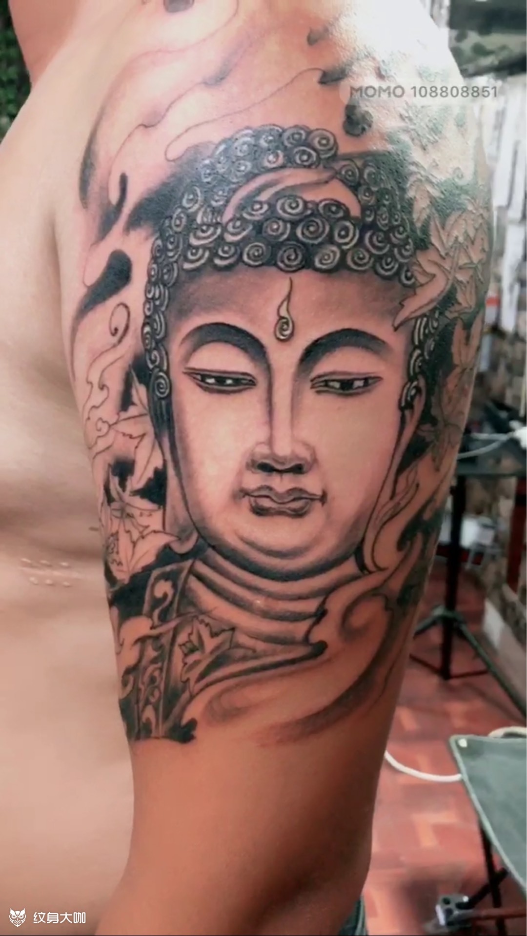 佛_纹身图案手稿图片_超凡的纹身作品集