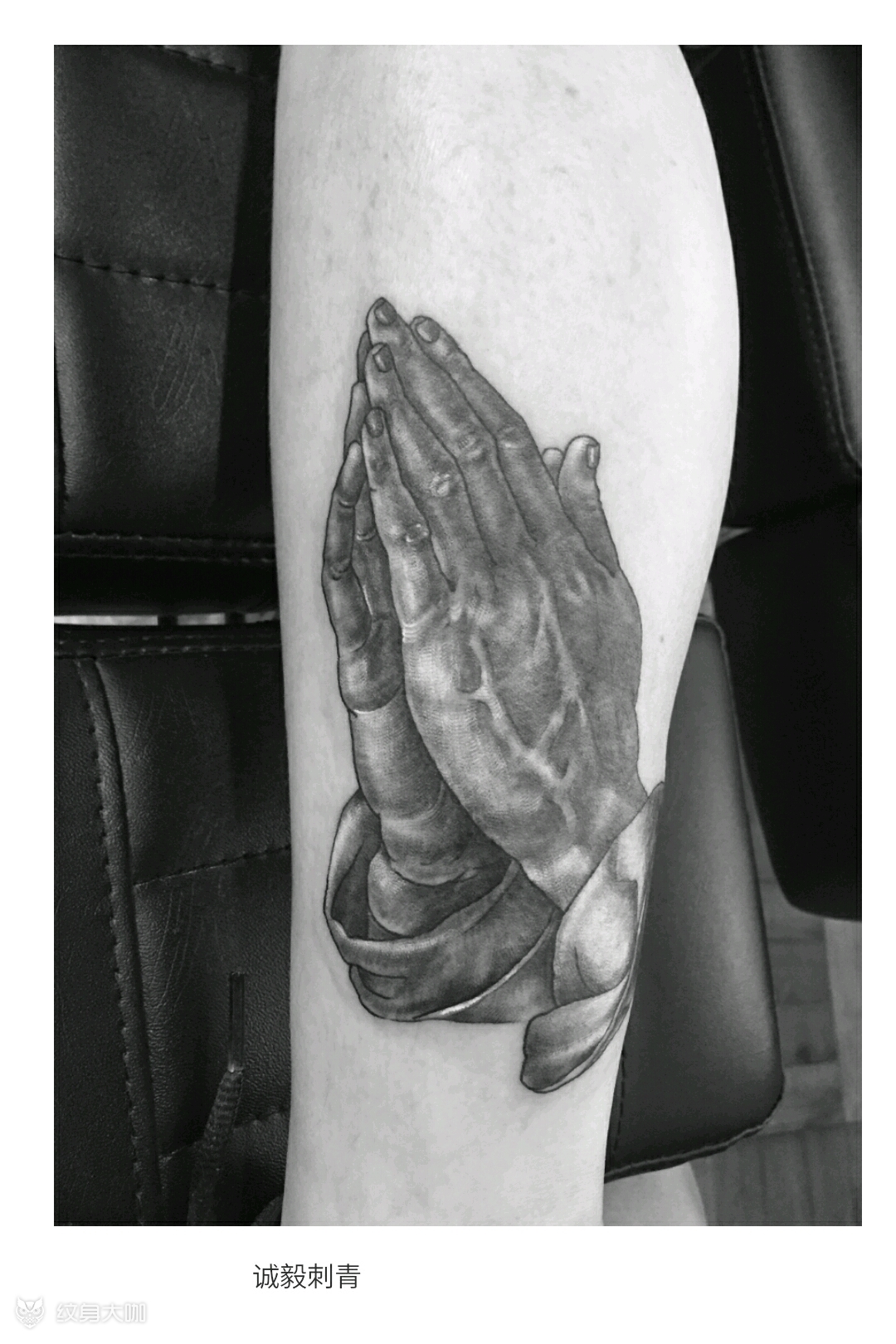 祈祷之手_纹身图案手稿图片_林的纹身作品集
