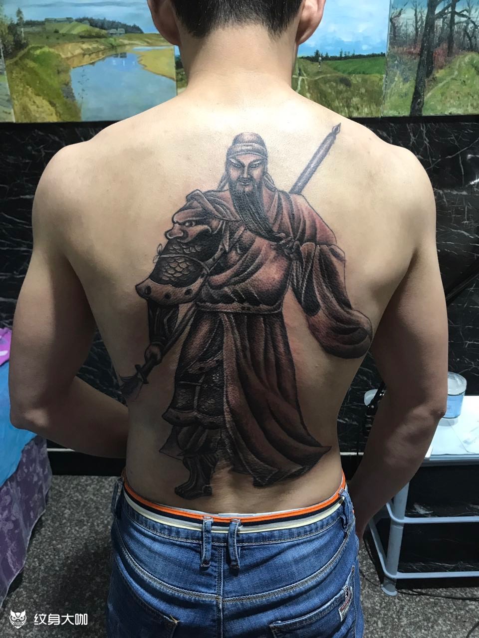 关公_纹身图案手稿图片_陈清龙的纹身作品集