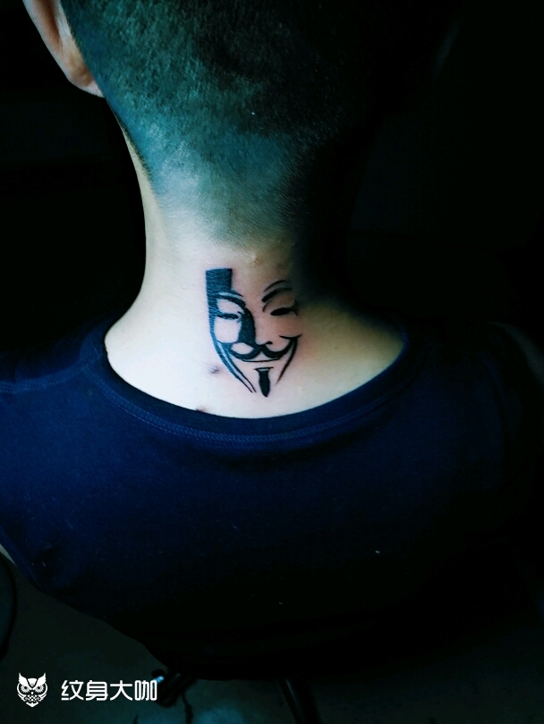 v字仇杀队_纹身图案手稿图片_谢大拿的纹身作品集