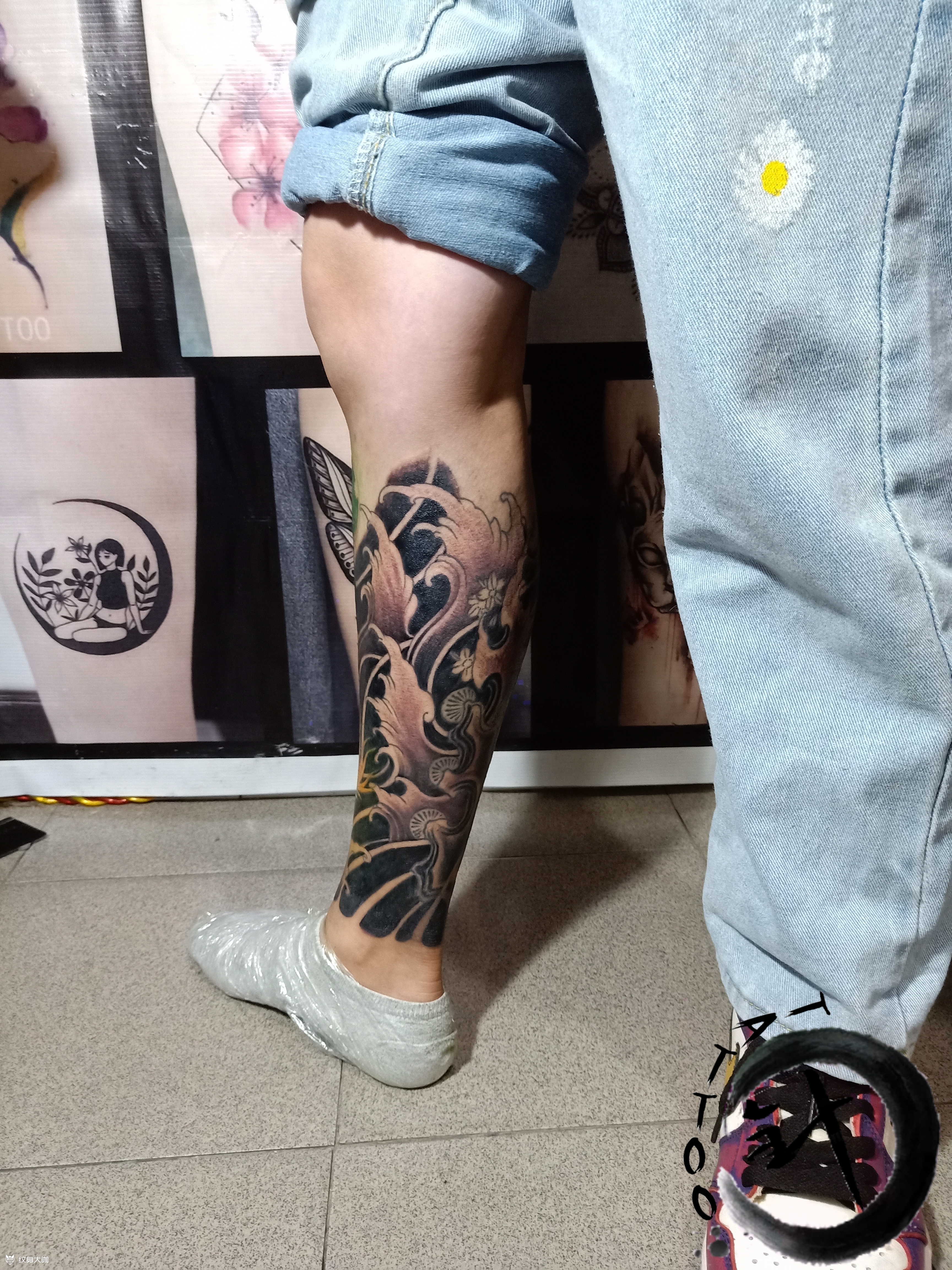 龙姬_纹身图案手稿图片_呵呵的纹身作品集