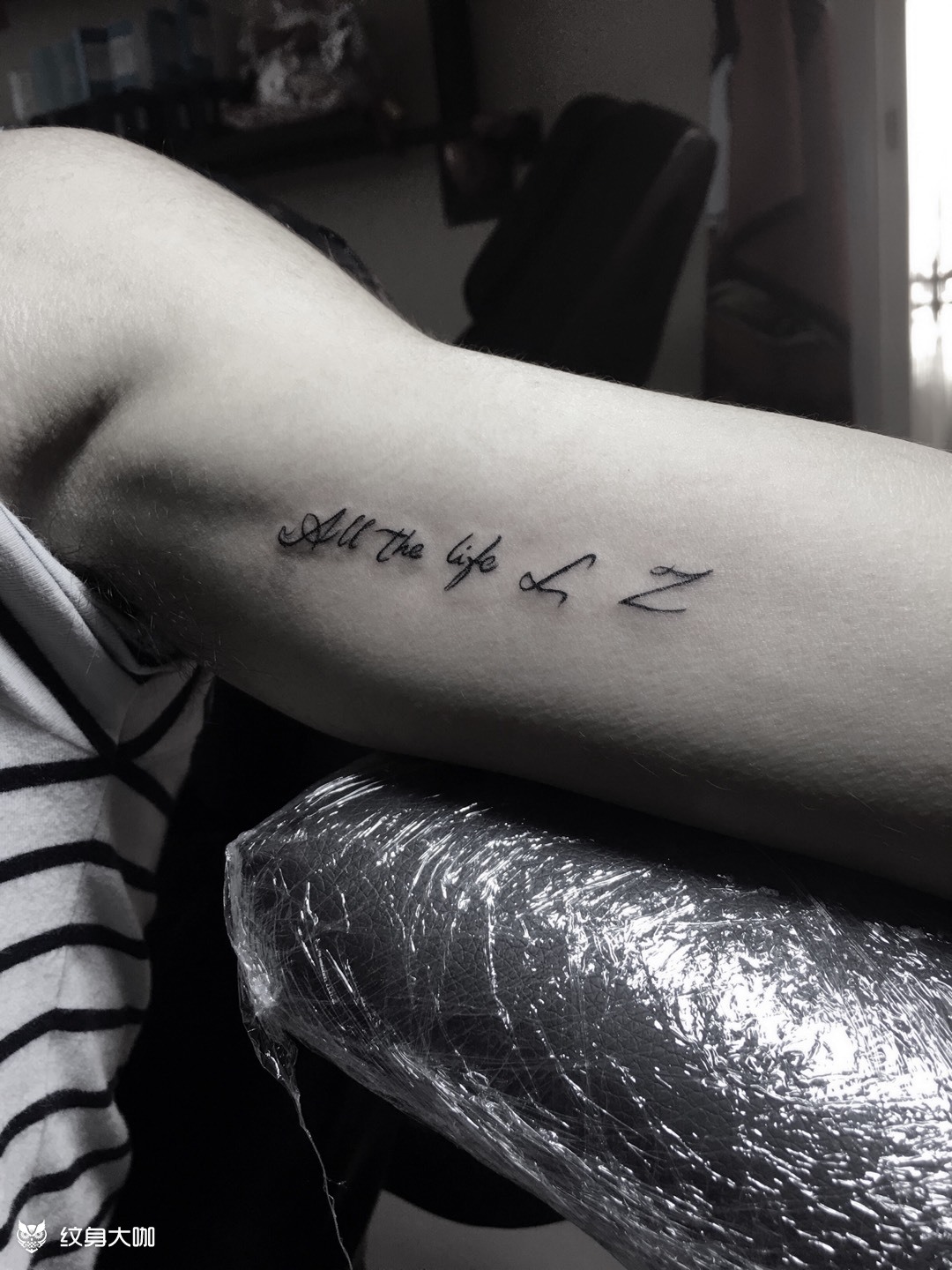 一生所爱_纹身图案手稿图片_刘丹的纹身作品集